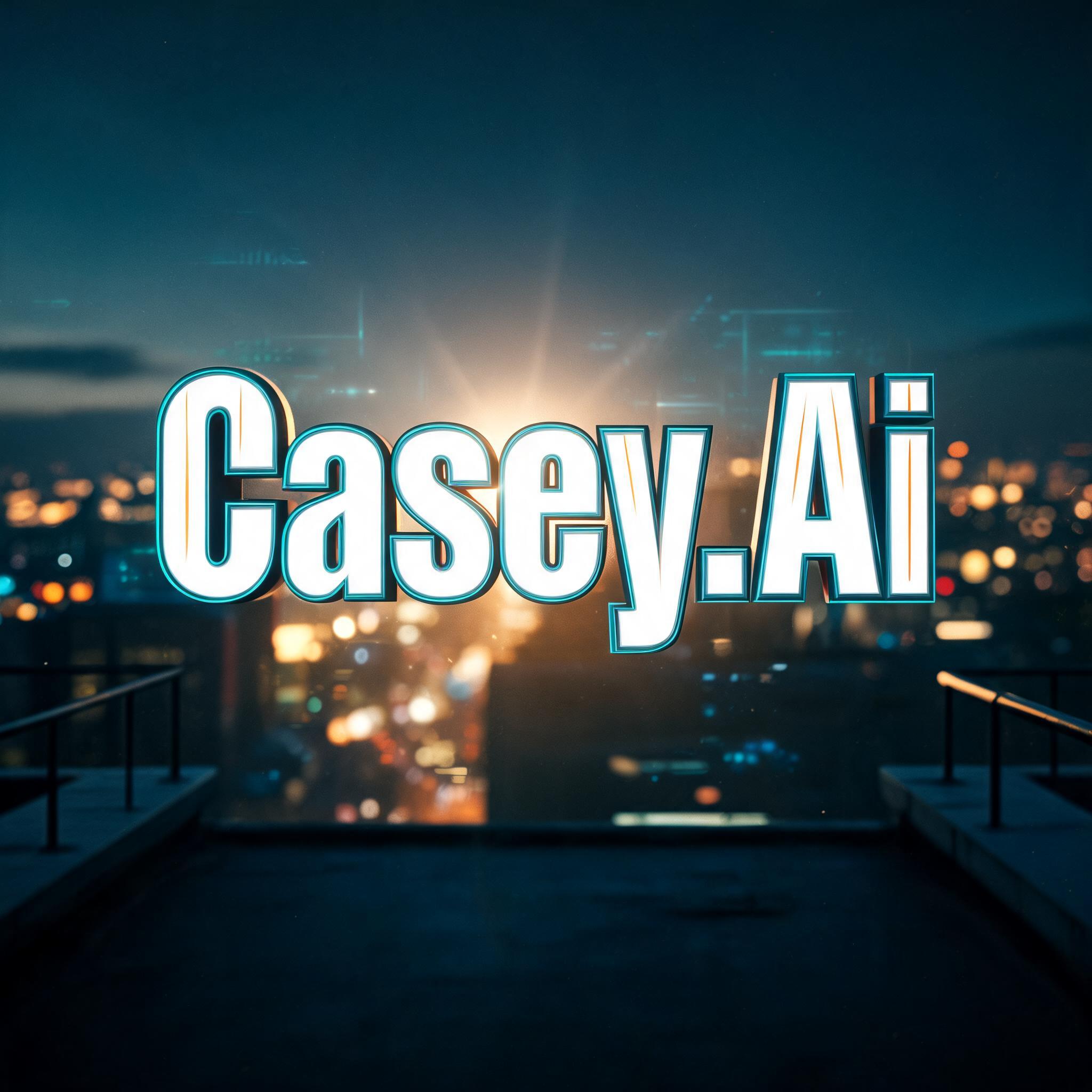 "Casey.Ai" — Cinematic Youtube Creator | AI Text Effect Generator