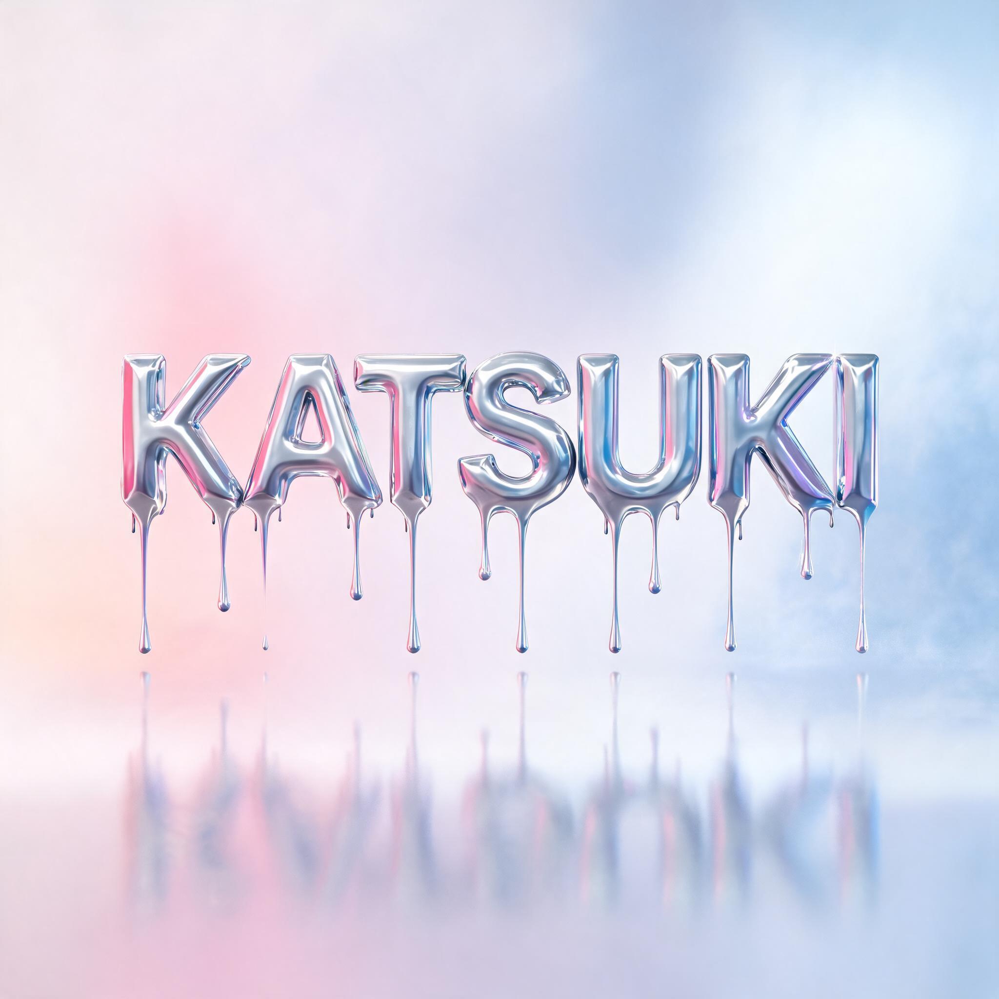 "Katsuki" — Y2k Liquid | AI Text Effect Generator