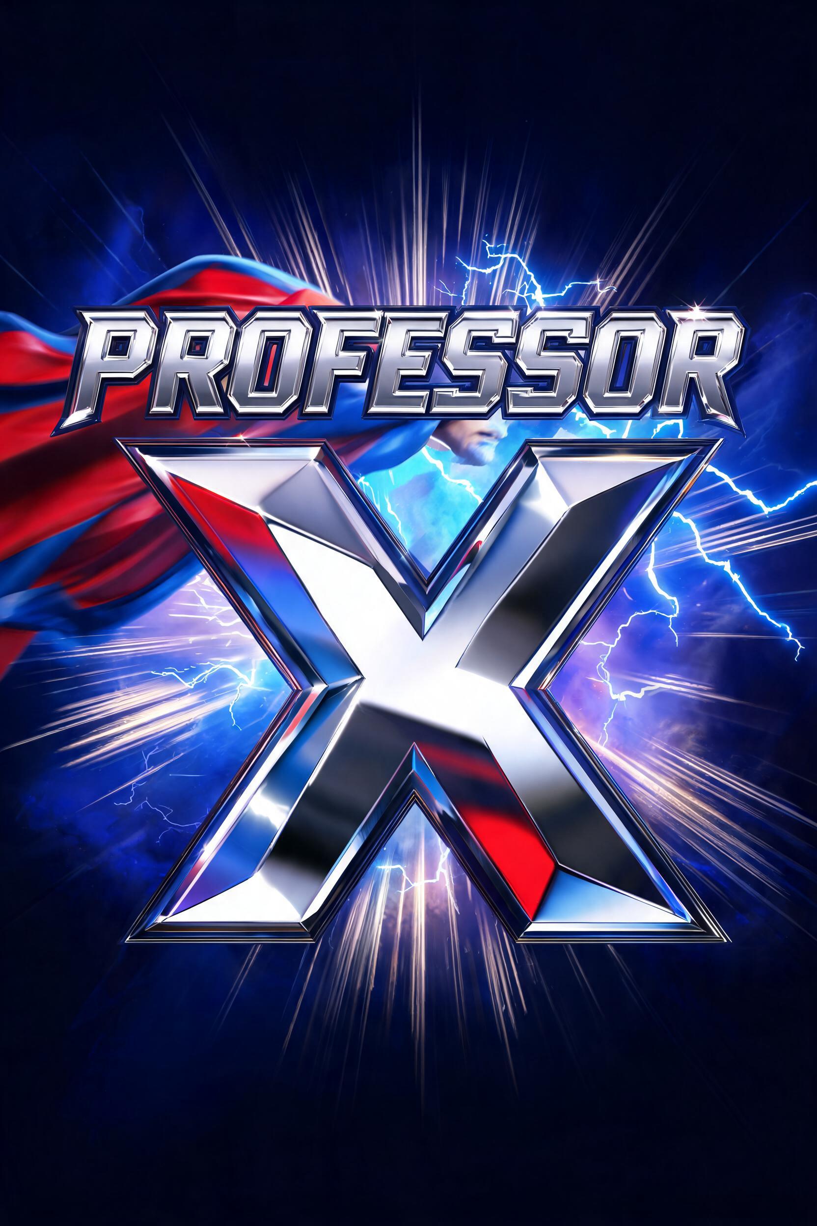 "Professor X" — Superhero | AI Text Effect Generator