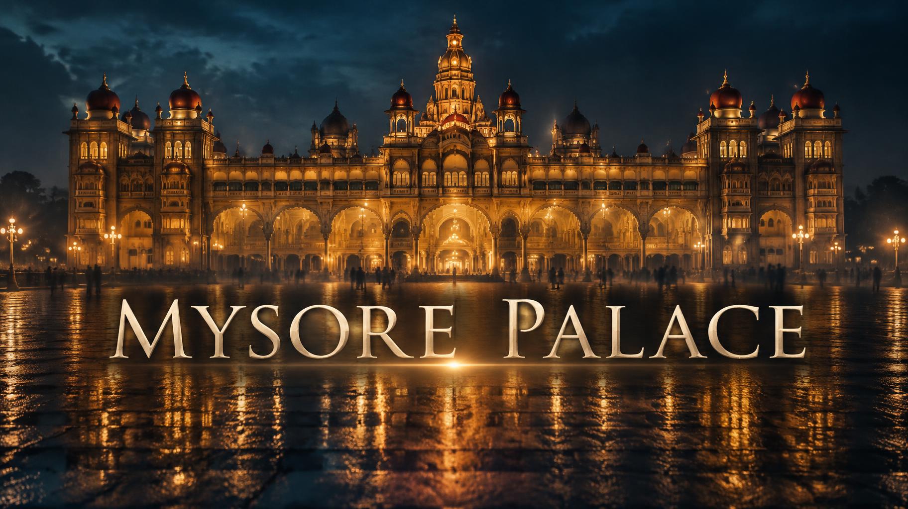 "Mysore Palace" — Cinematic Netflix | AI Text Effect Generator