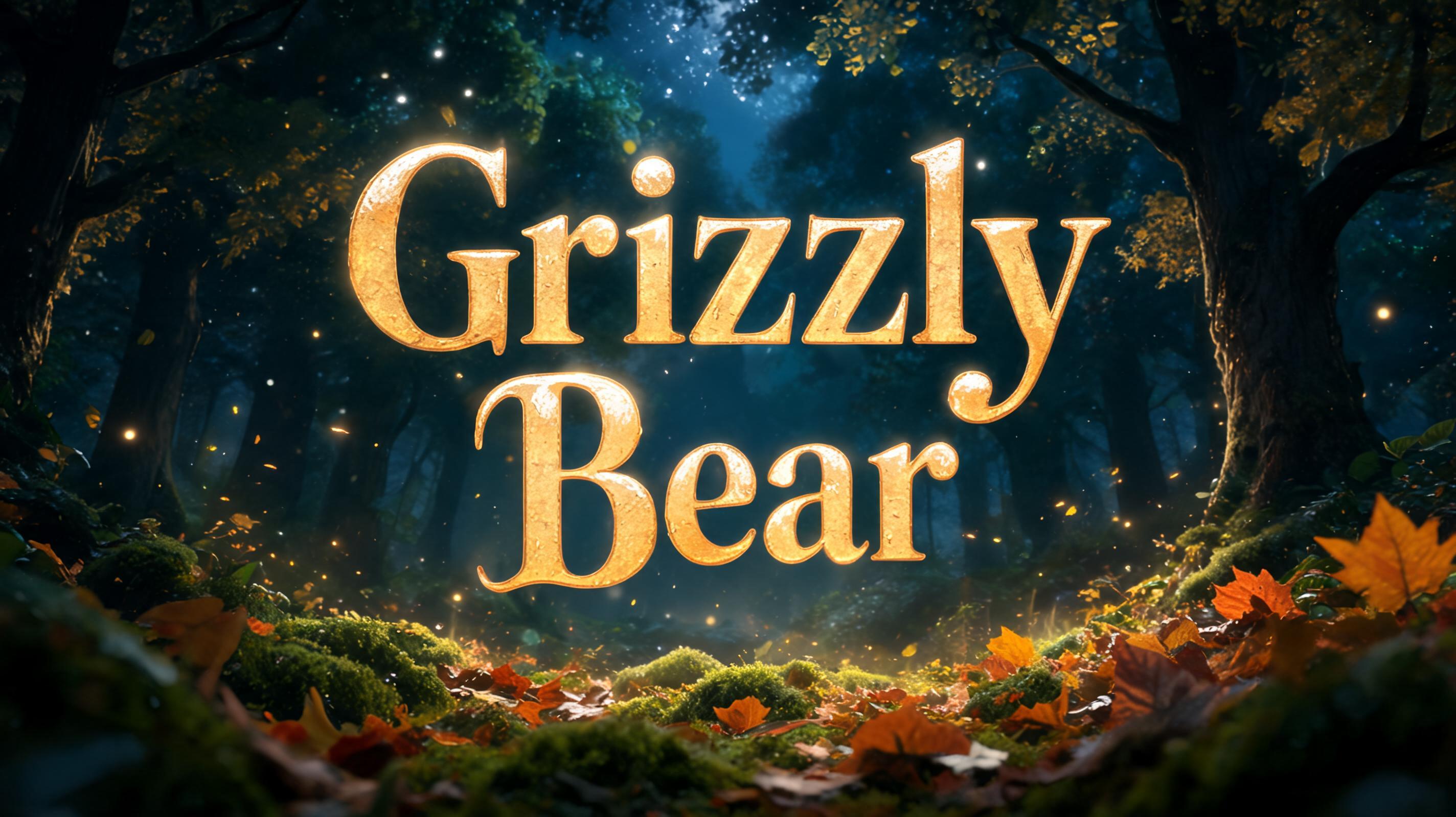 "Grizzly Bear" — Fairy Tale | AI Text Effect Generator