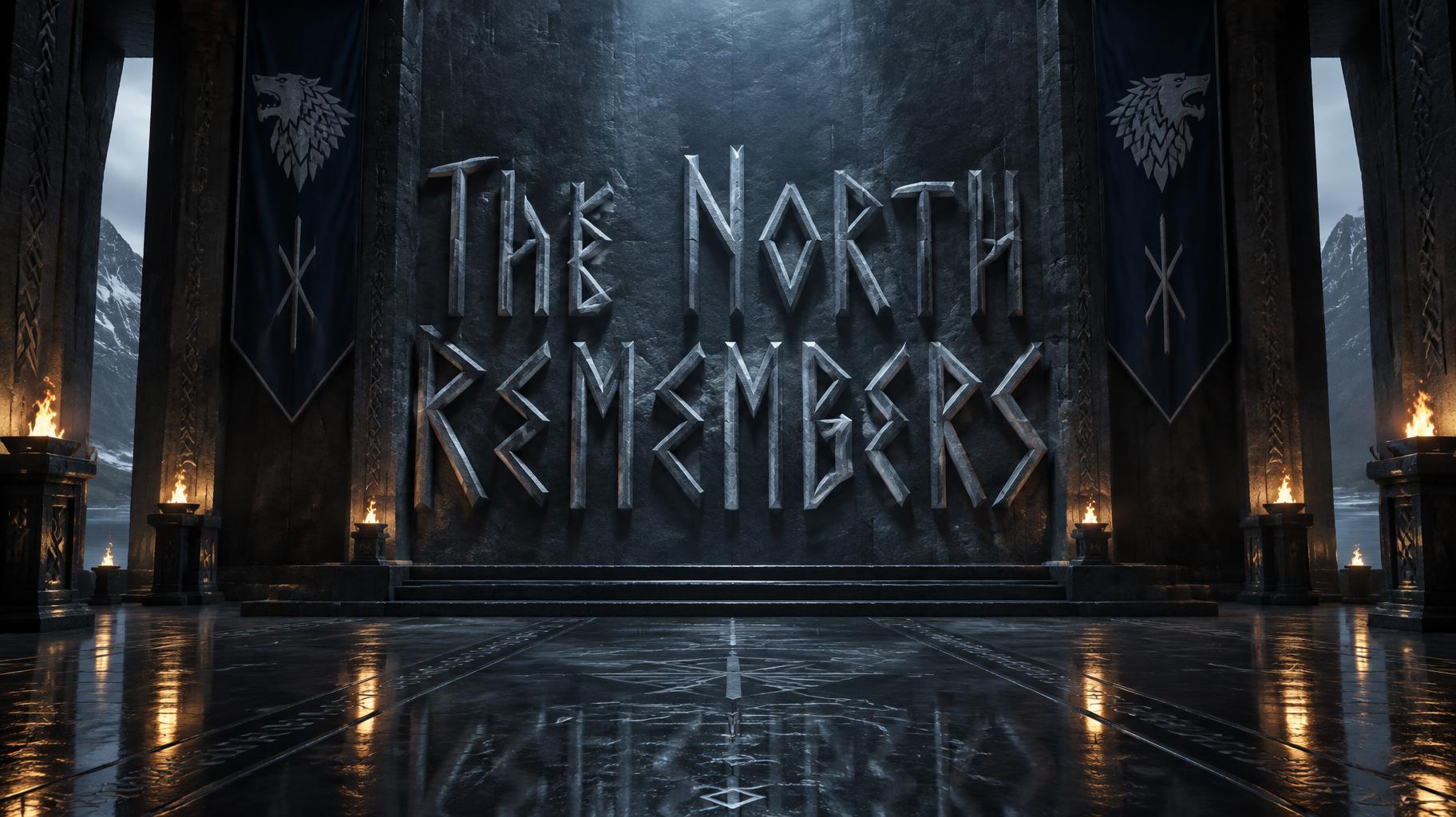 "The North Remembers" — Viking Runic | AI Text Effect Generator
