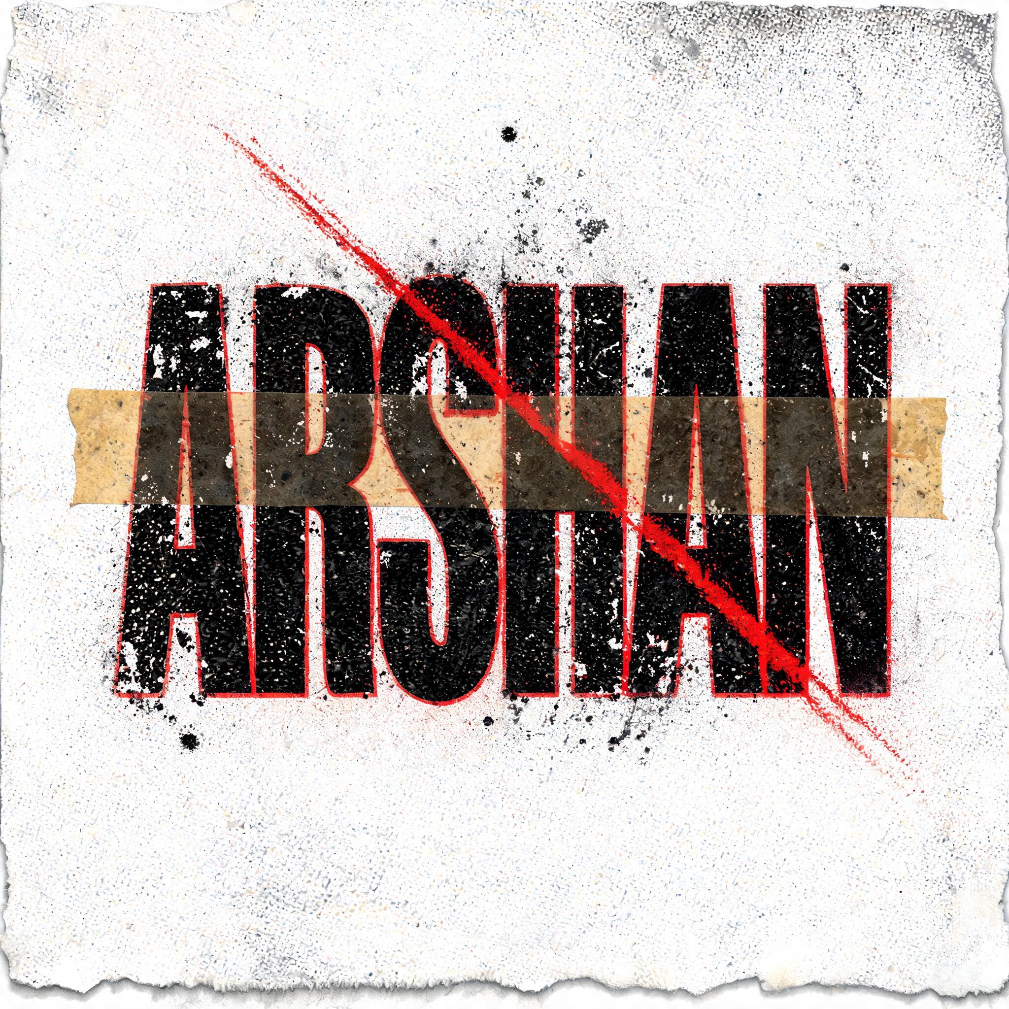 "ARSHAN" — Grunge | AI Text Effect Generator