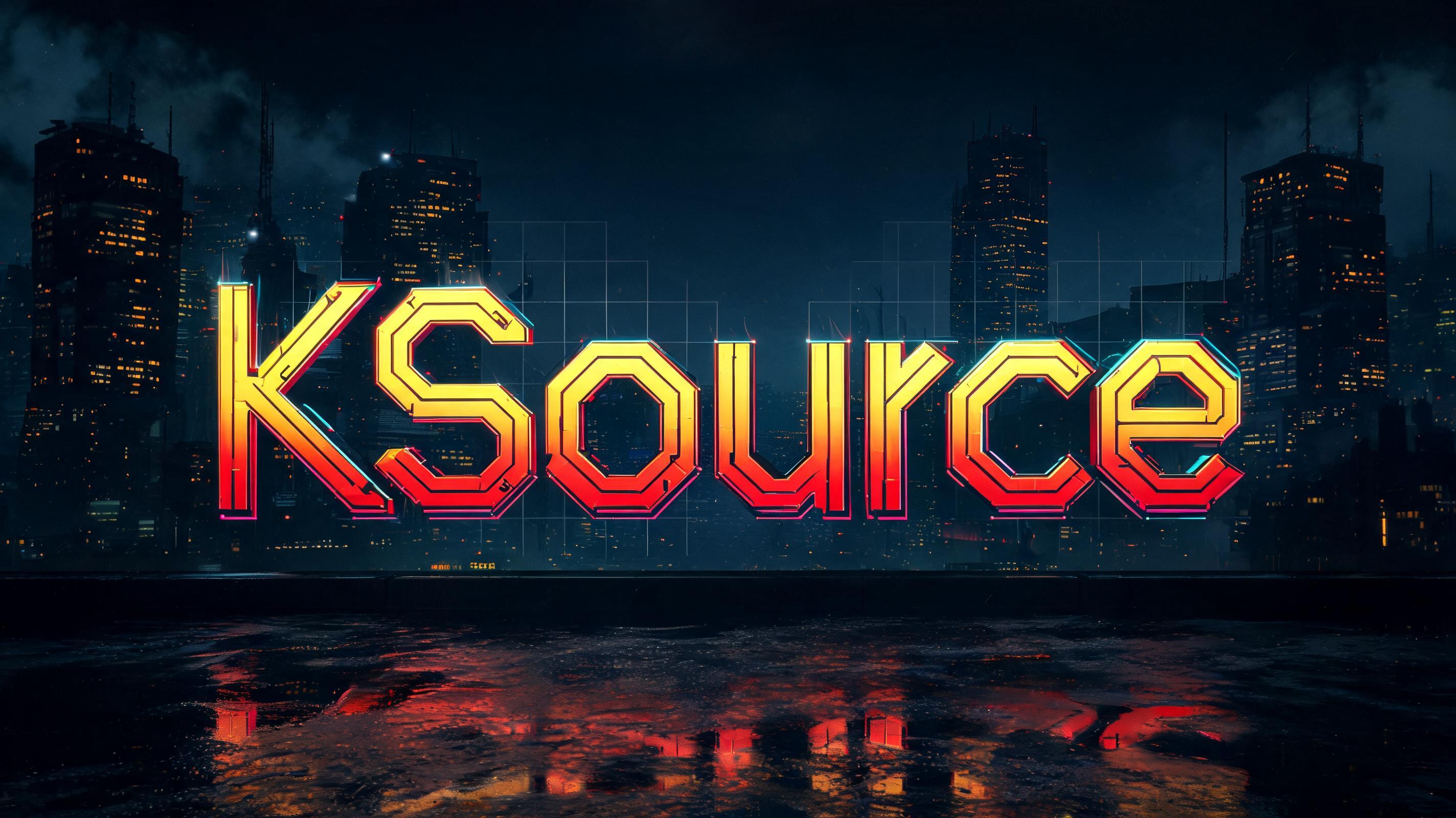 "KSource" — Cyberpunk 2077 | AI Text Effect Generator