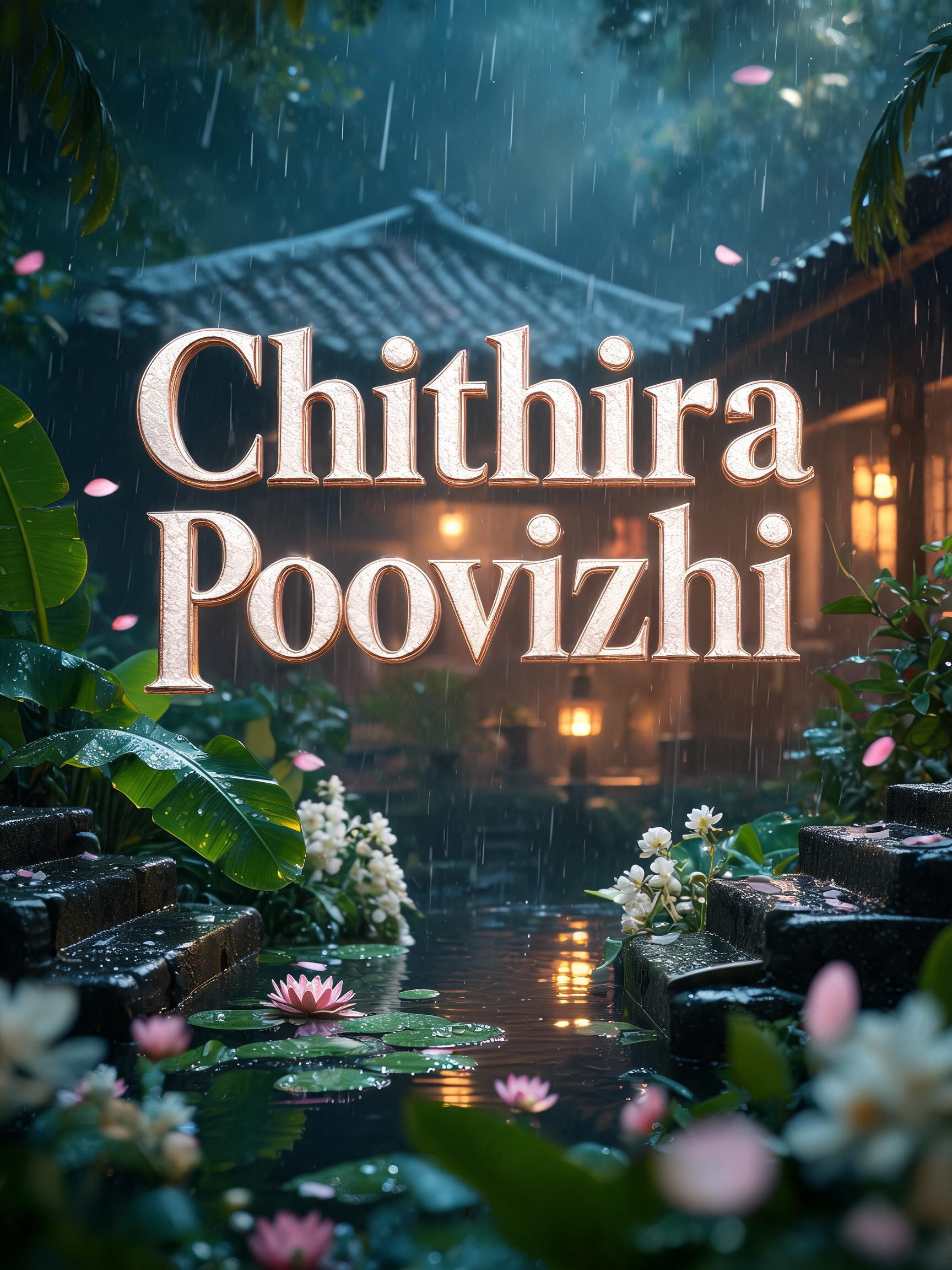"Chithira 
Poovizhi" — Cinematic | AI Text Effect Generator