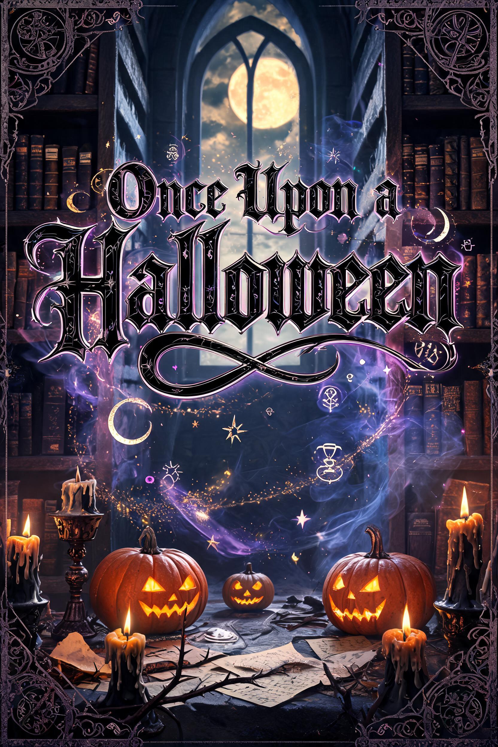 "Once Upon a
Halloween" — Magic Fantasy text effect