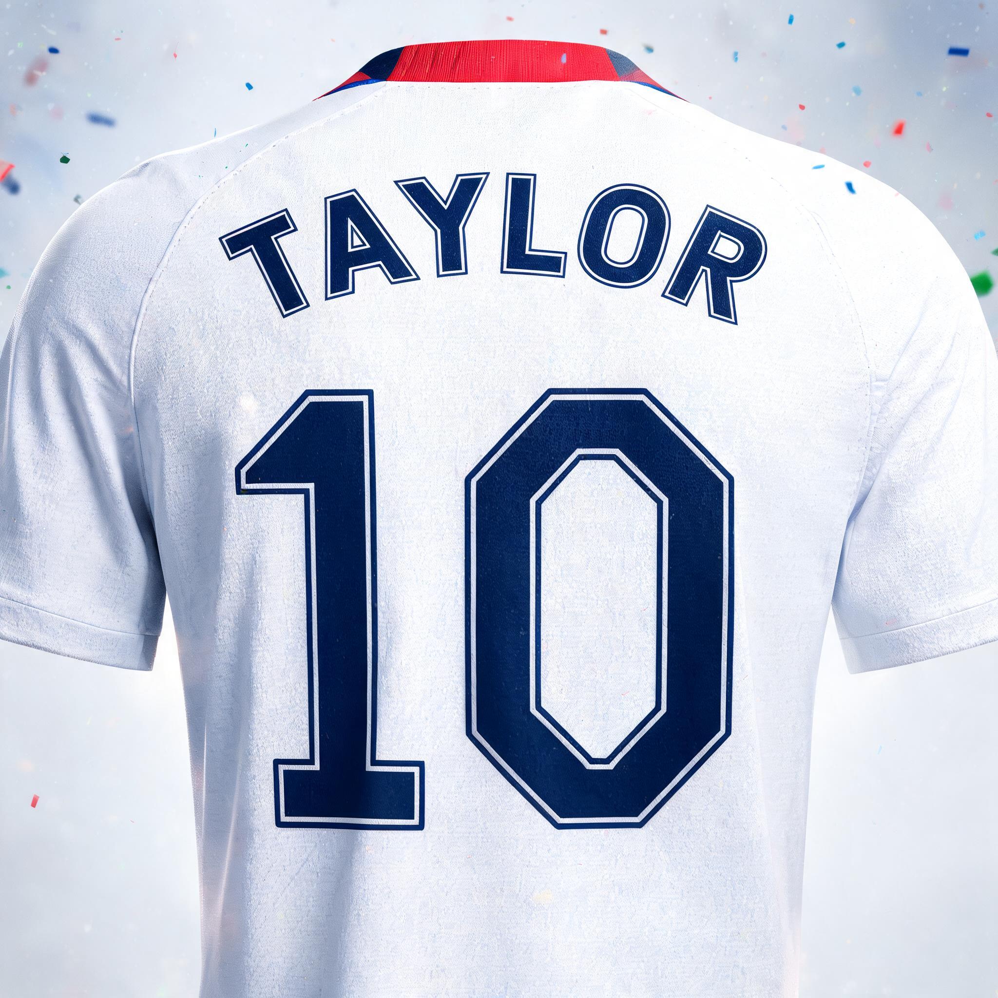 "TAYLOR
10" — Sports Football | AI Text Effect Generator