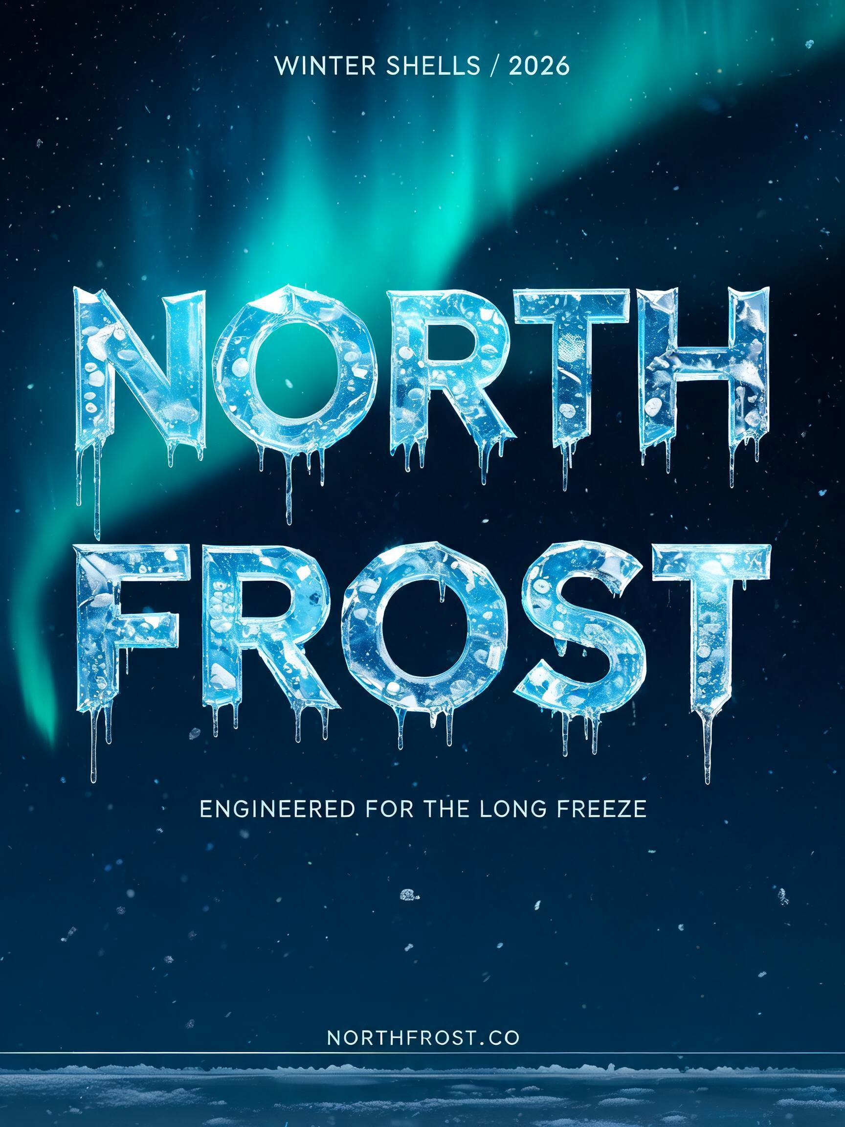 NORTH
FROST
WINTER SHELLS / 2026
ENGINEERED FOR THE LONG FREEZE
NORTHFROST.CO