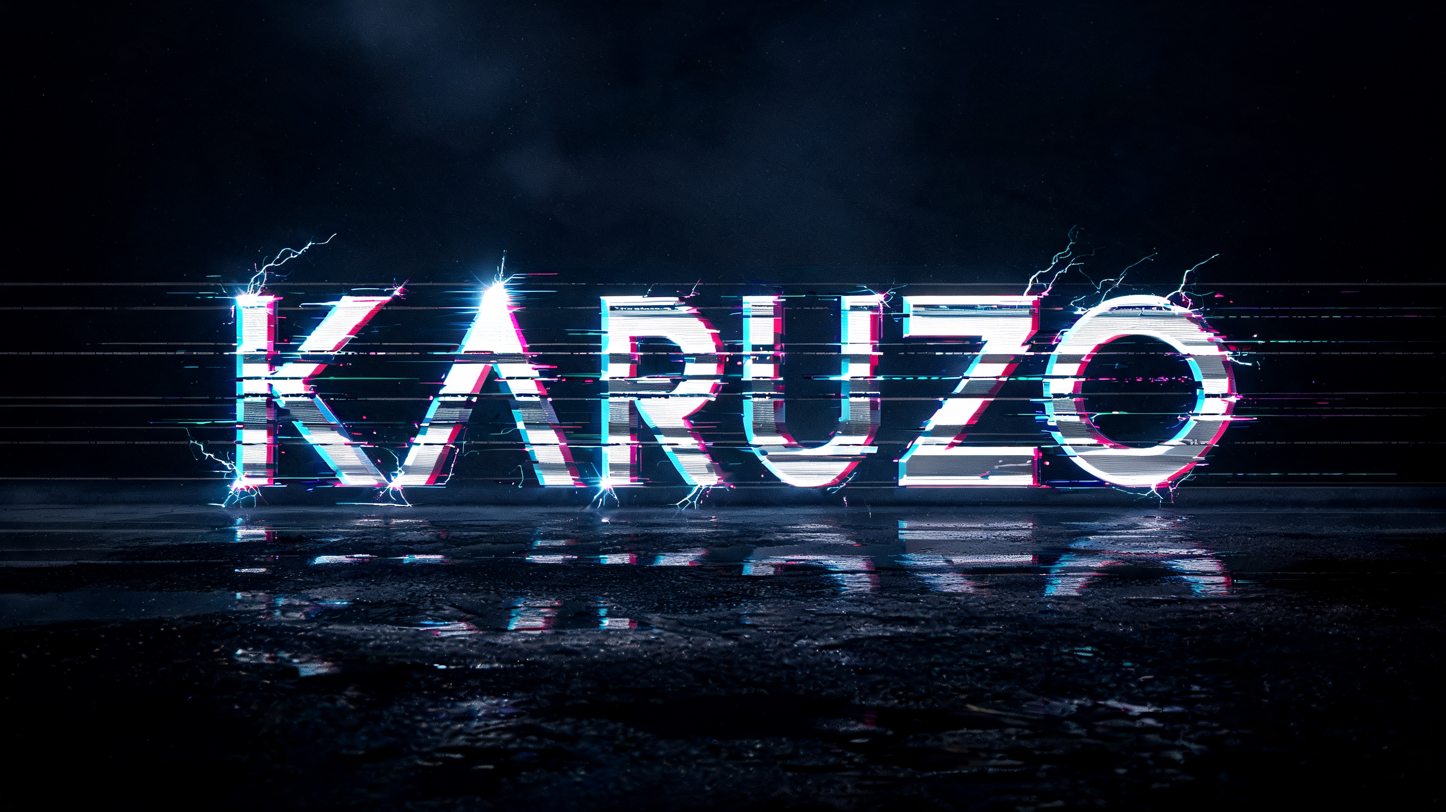 "KΛRUZO" — Cyberpunk | AI Text Effect Generator