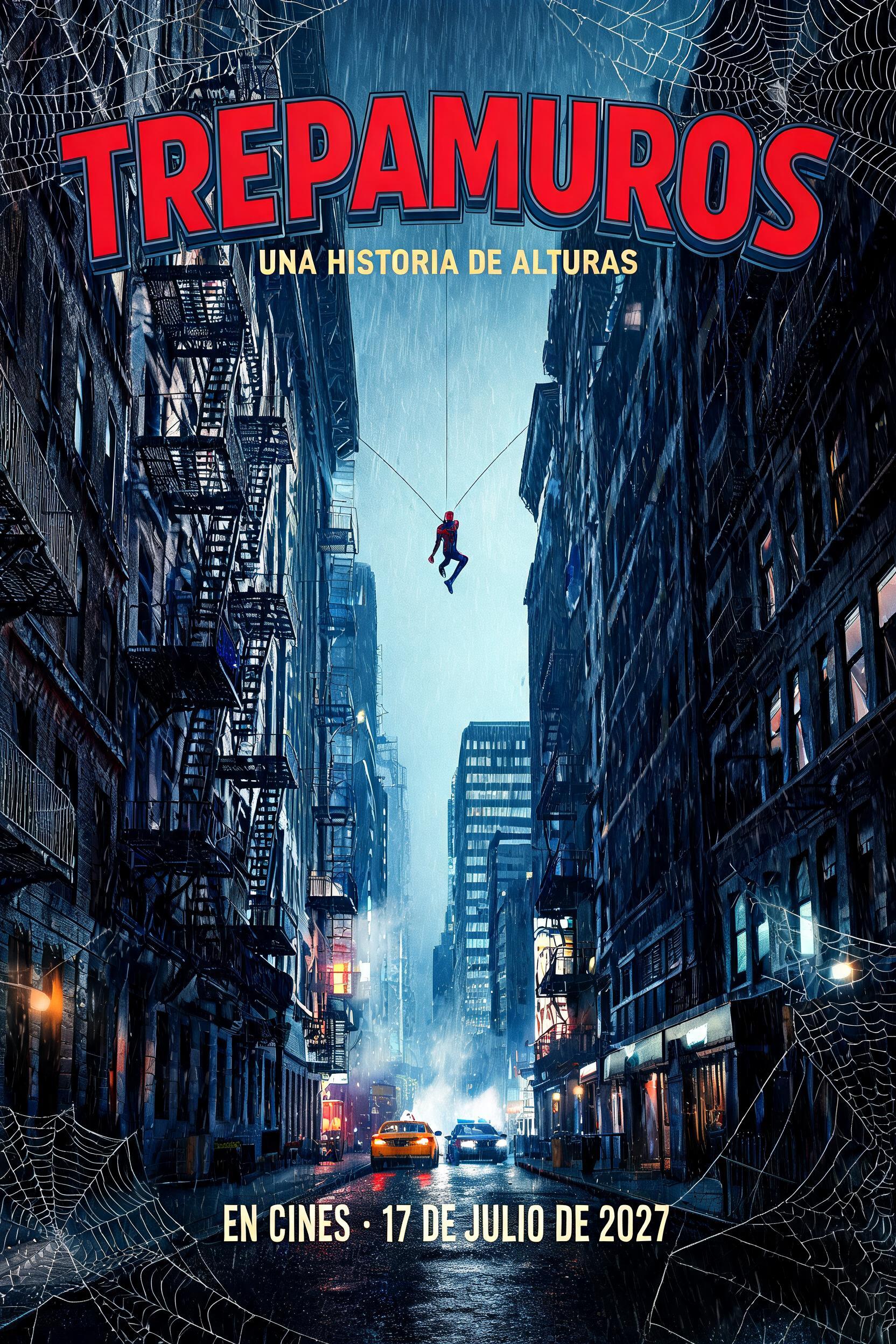 "TREPAMUROS" — Spider Hero | AI Text Effect Generator