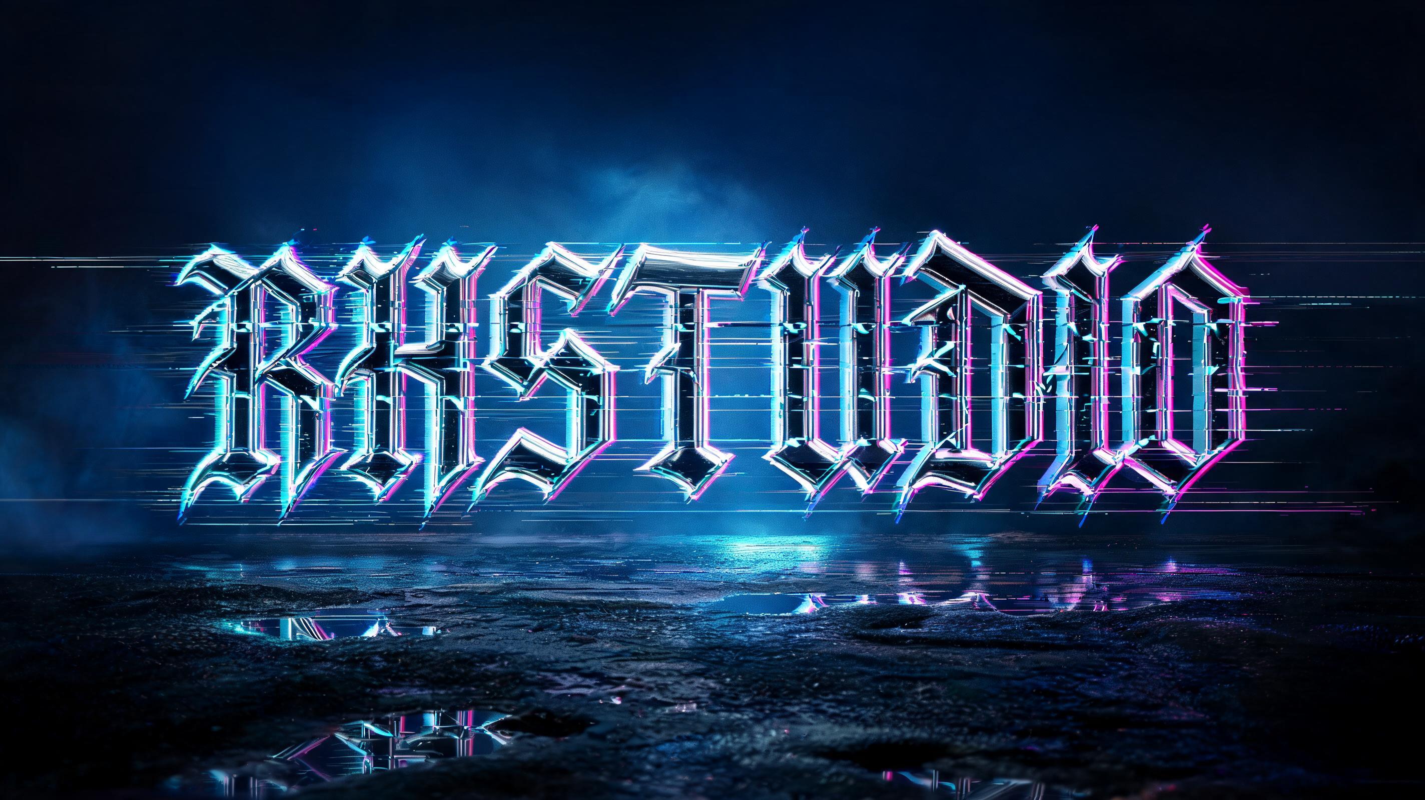 "RHSTUDIO" — Cyberpunk | AI Text Effect Generator
