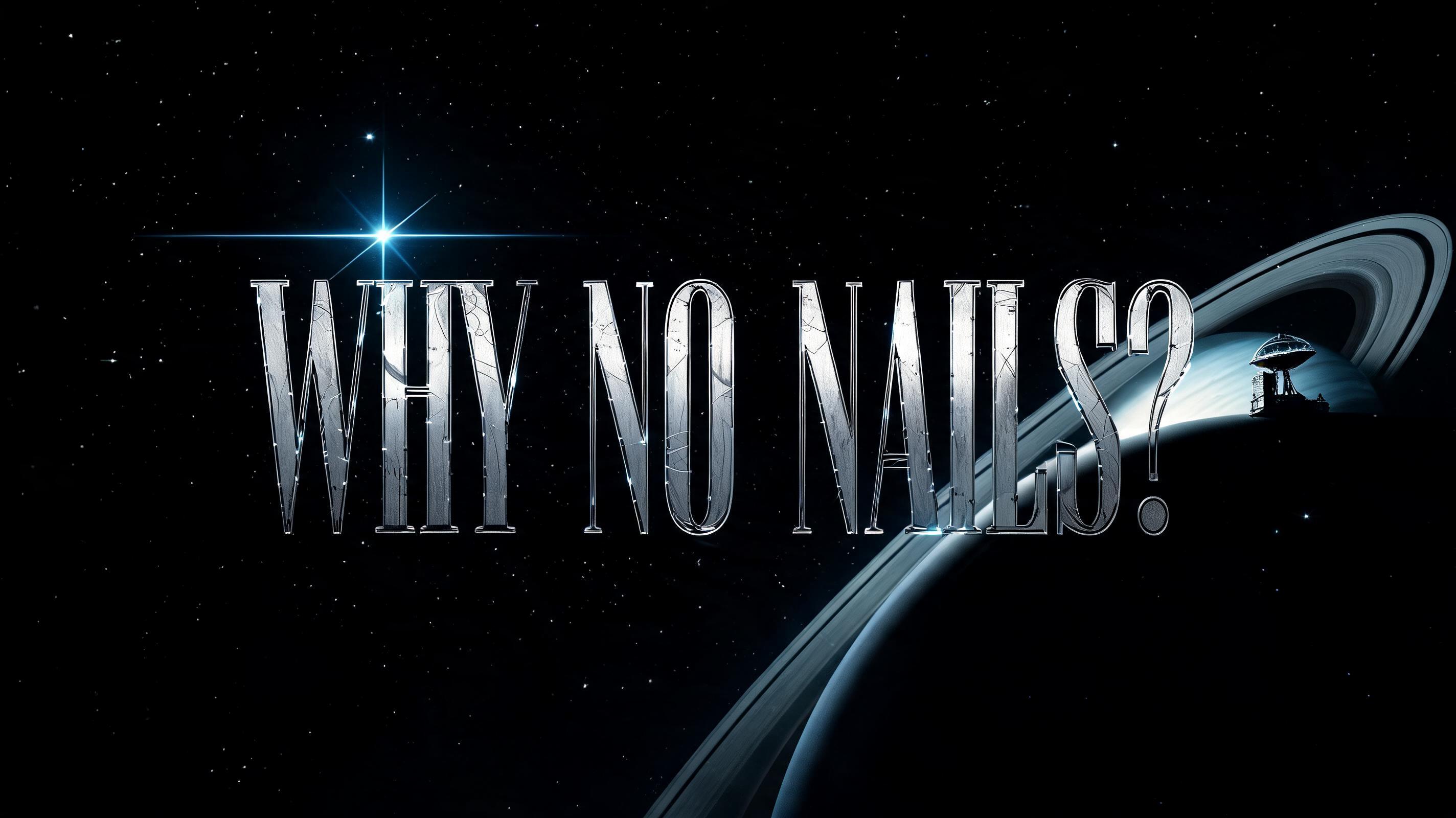 "WHY NO NAILS?" — Cinematic Scifi | AI Text Effect Generator