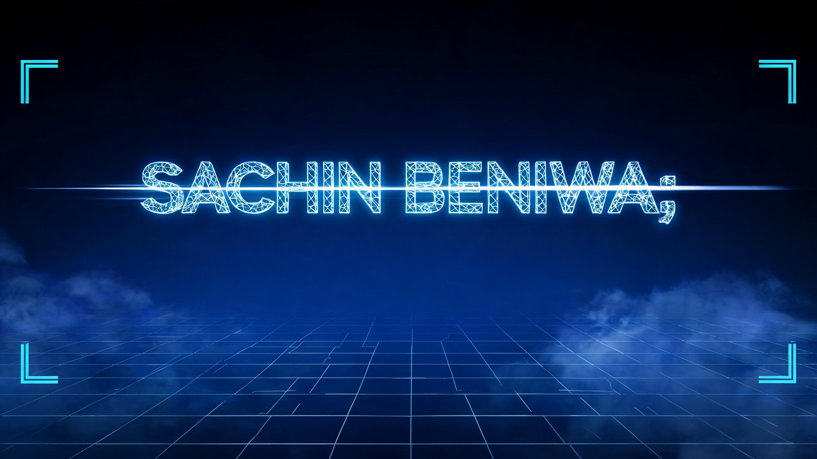 "SACHIN BENIWA;" — Futuristic | AI Text Effect Generator