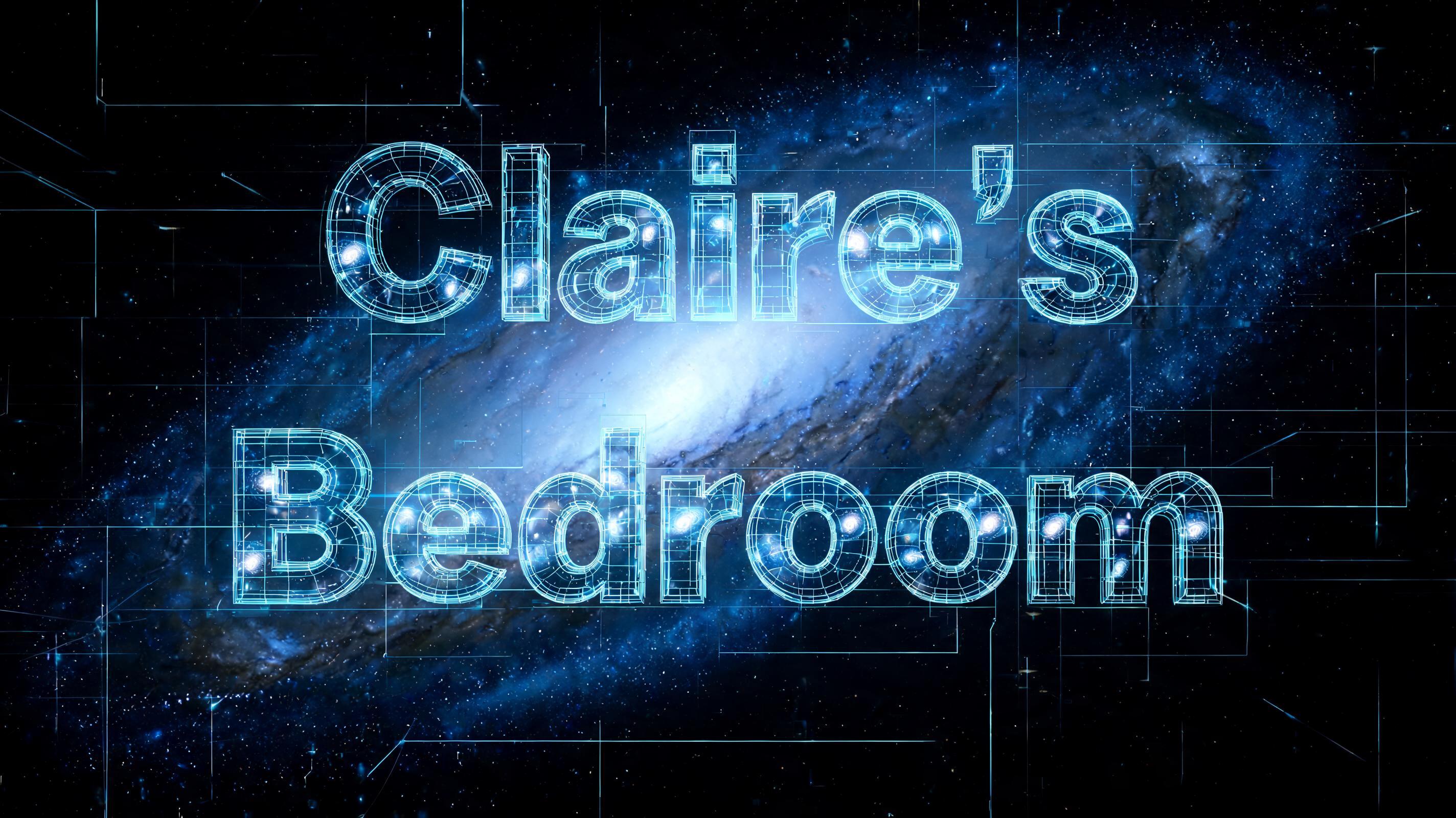 "Claire's Bedroom" — Cinematic Scifi | AI Text Effect Generator