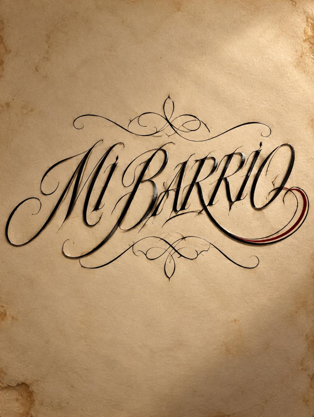 "MI BARRIO" — Chicano | AI Text Effect Generator