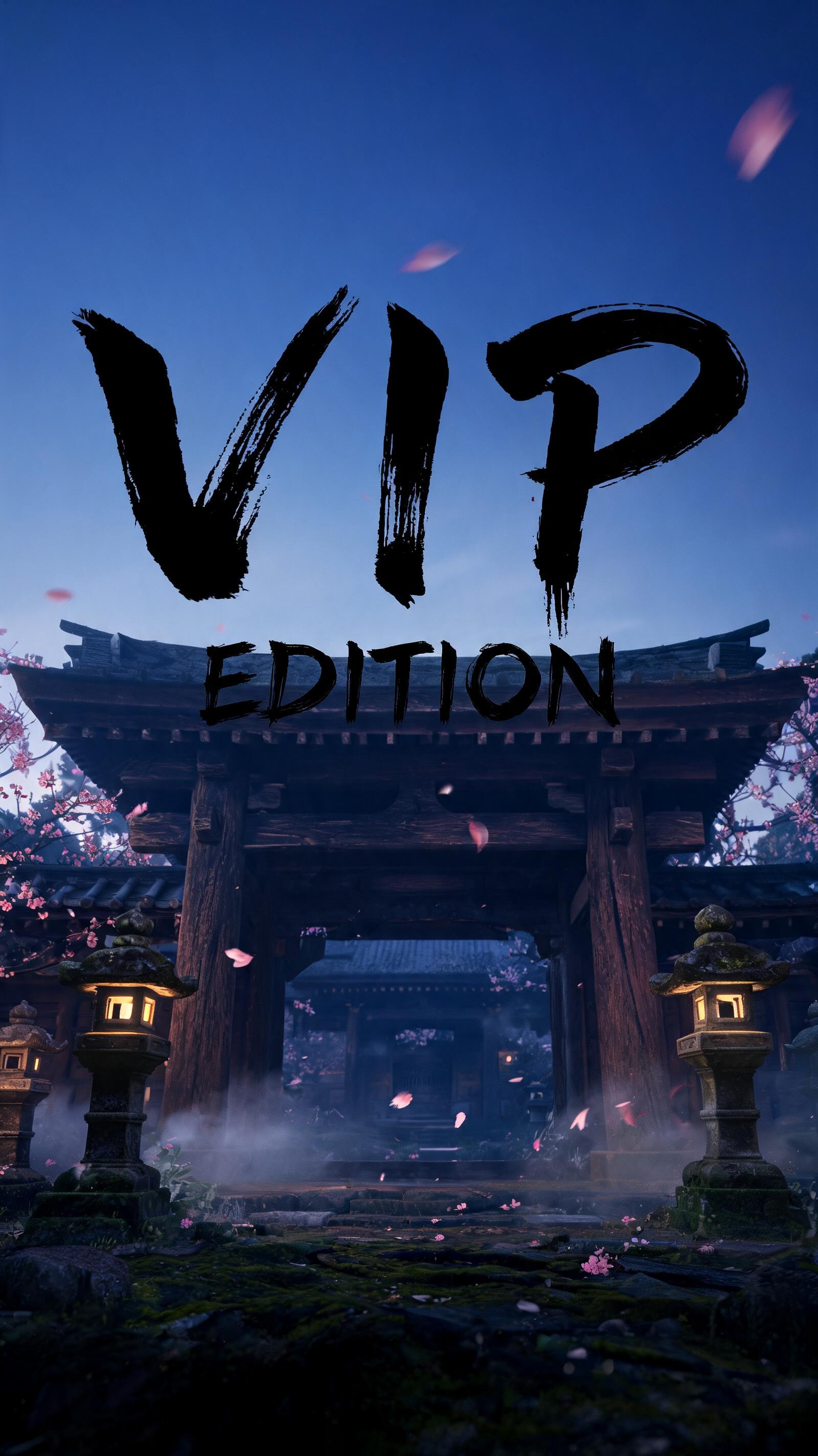 "VIP EDITION" — Brush Japanese Ink | AI Text Effect Generator