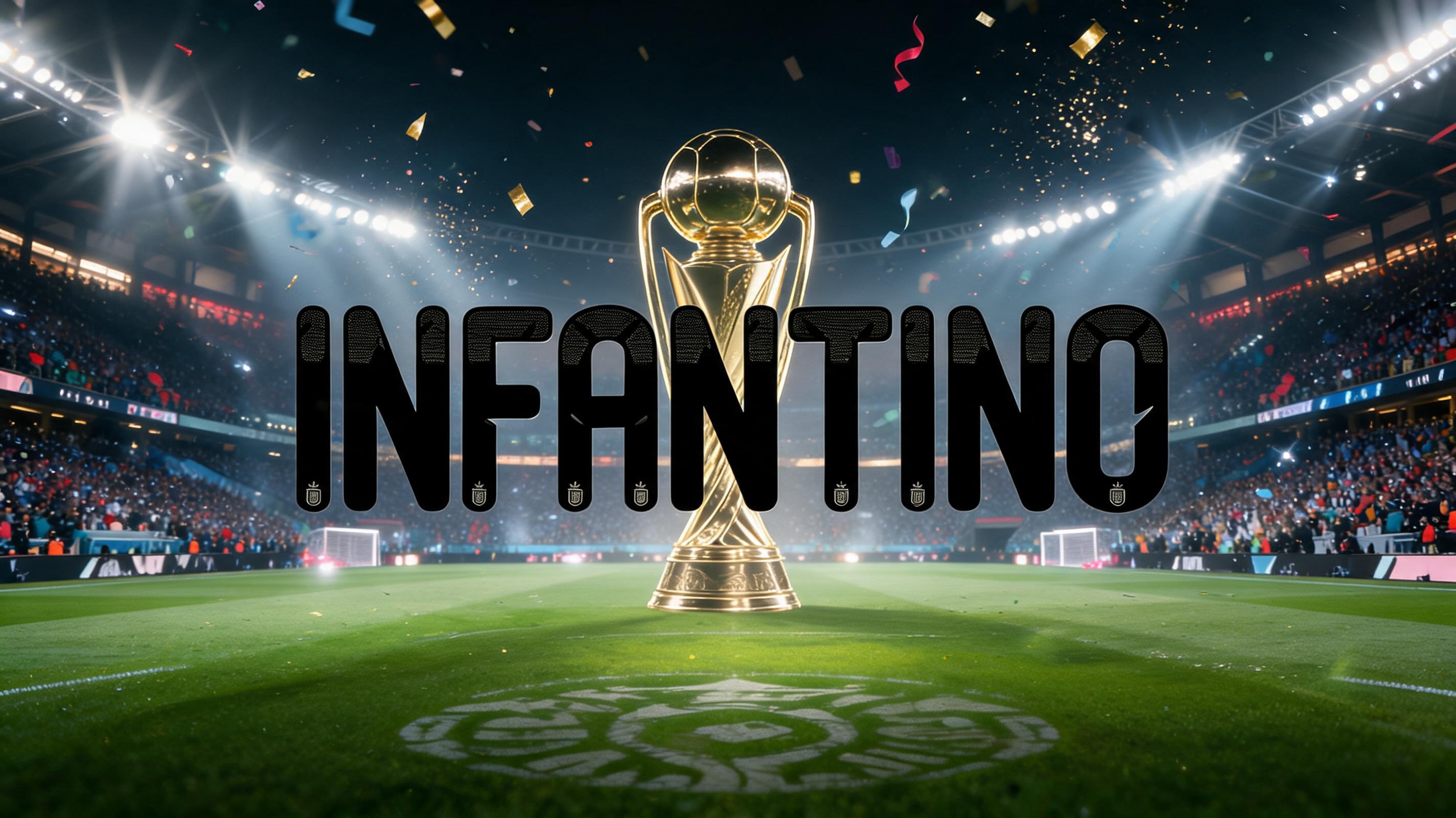 "INFANTINO" — Sports Football | AI Text Effect Generator