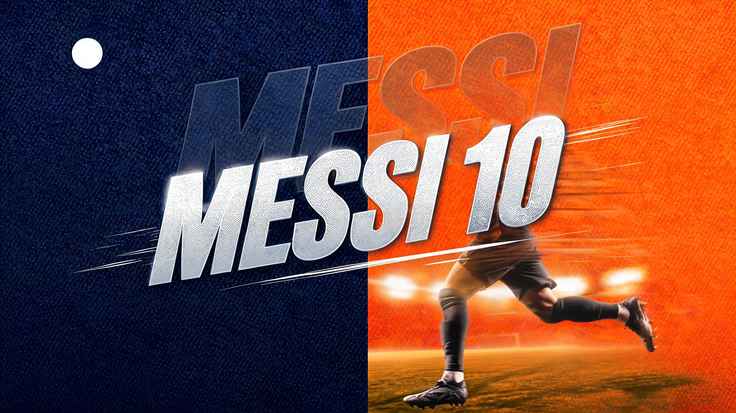 "MESSI 10" — Sports | AI Text Effect Generator