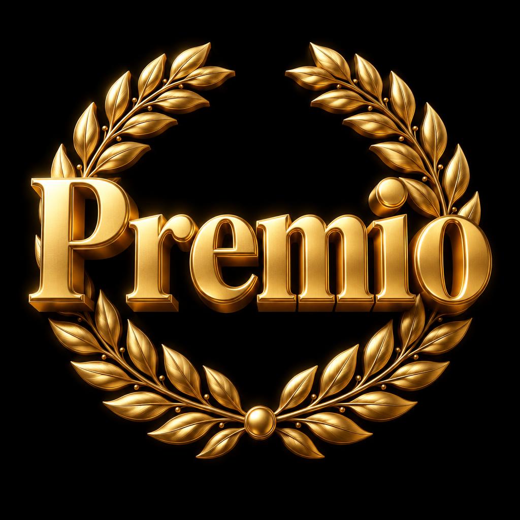 "Premio" — 3d Bold Gold | AI Text Effect Generator