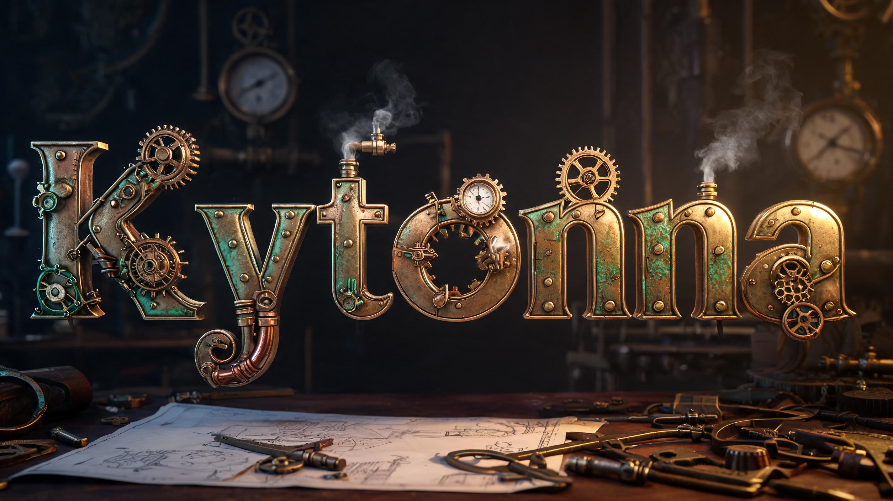 "Kytonna" — Steampunk | AI Text Effect Generator