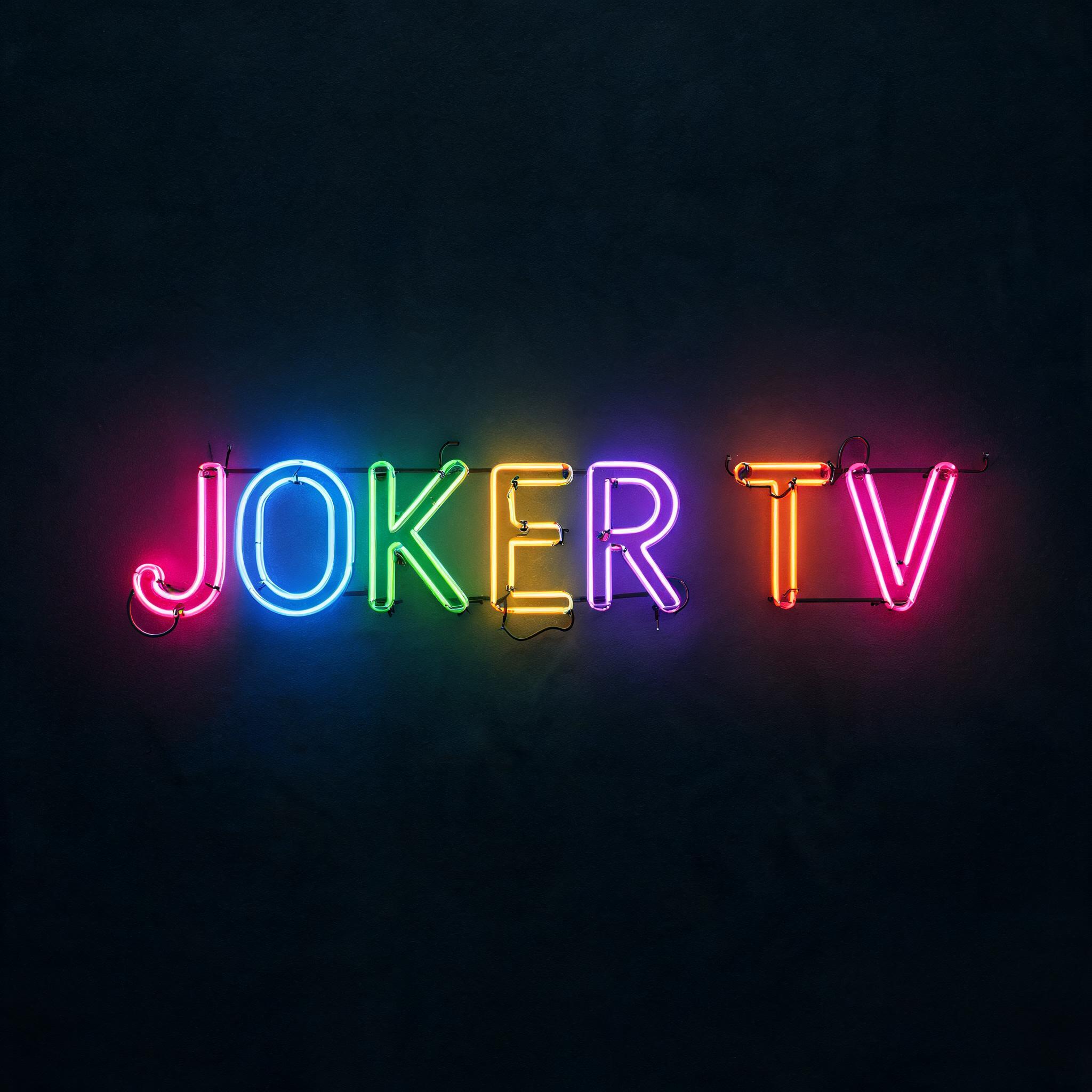 "Joker TV" — Neon Sign | AI Text Effect Generator