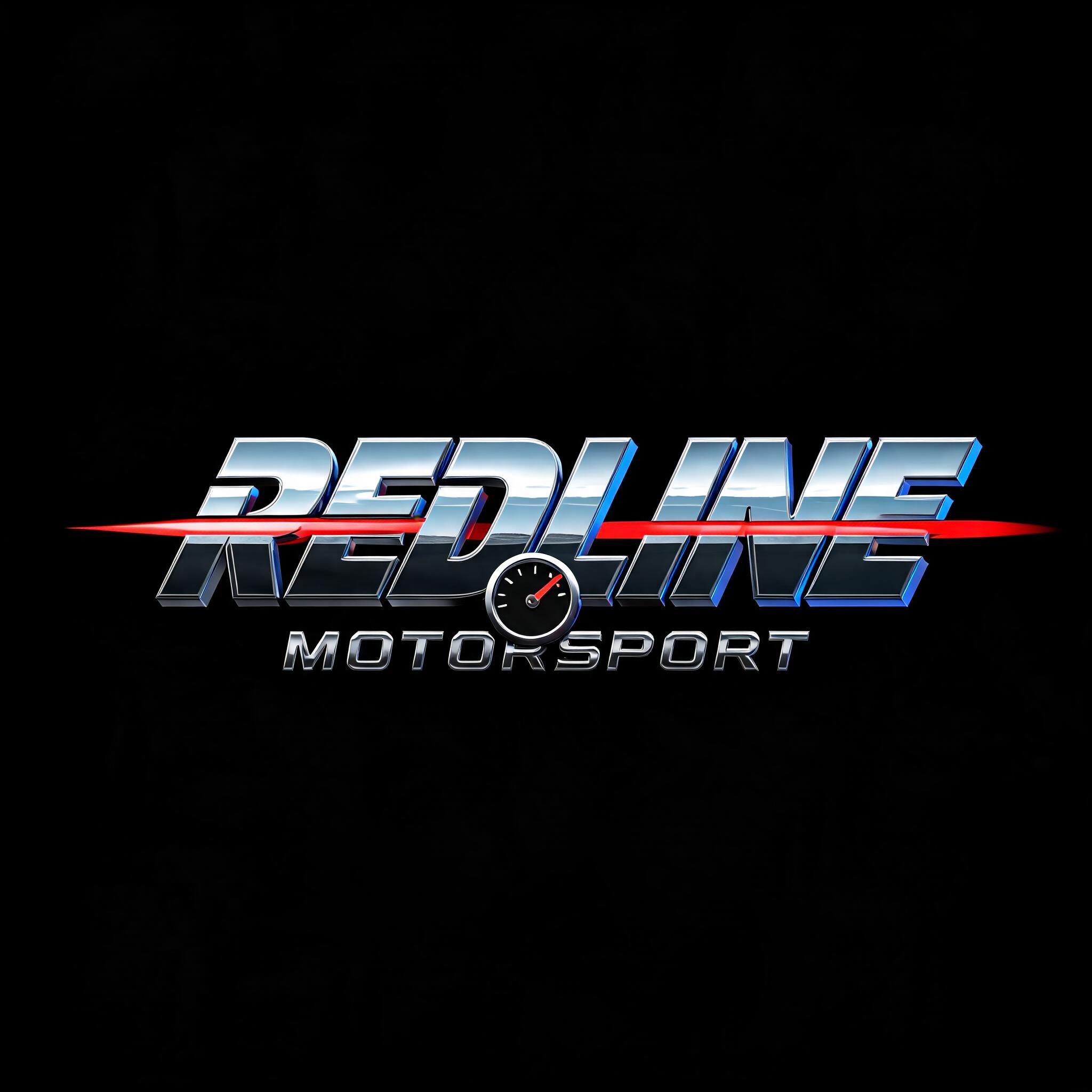 "REDLINE
MOTORSPORT" — Chrome Metal 3d | AI Text Effect Generator