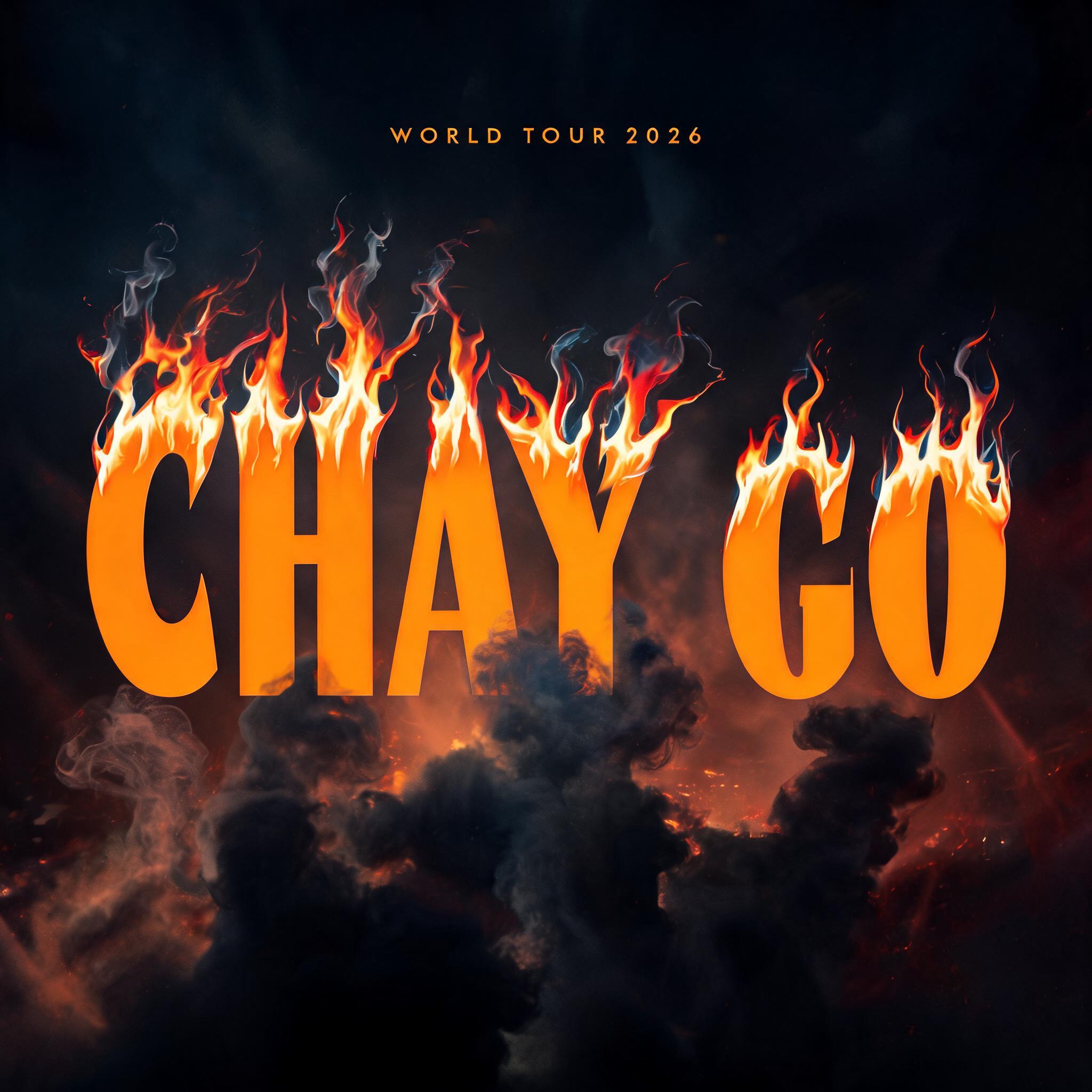 "CHAY GO" — Fire Smoke | AI Text Effect Generator