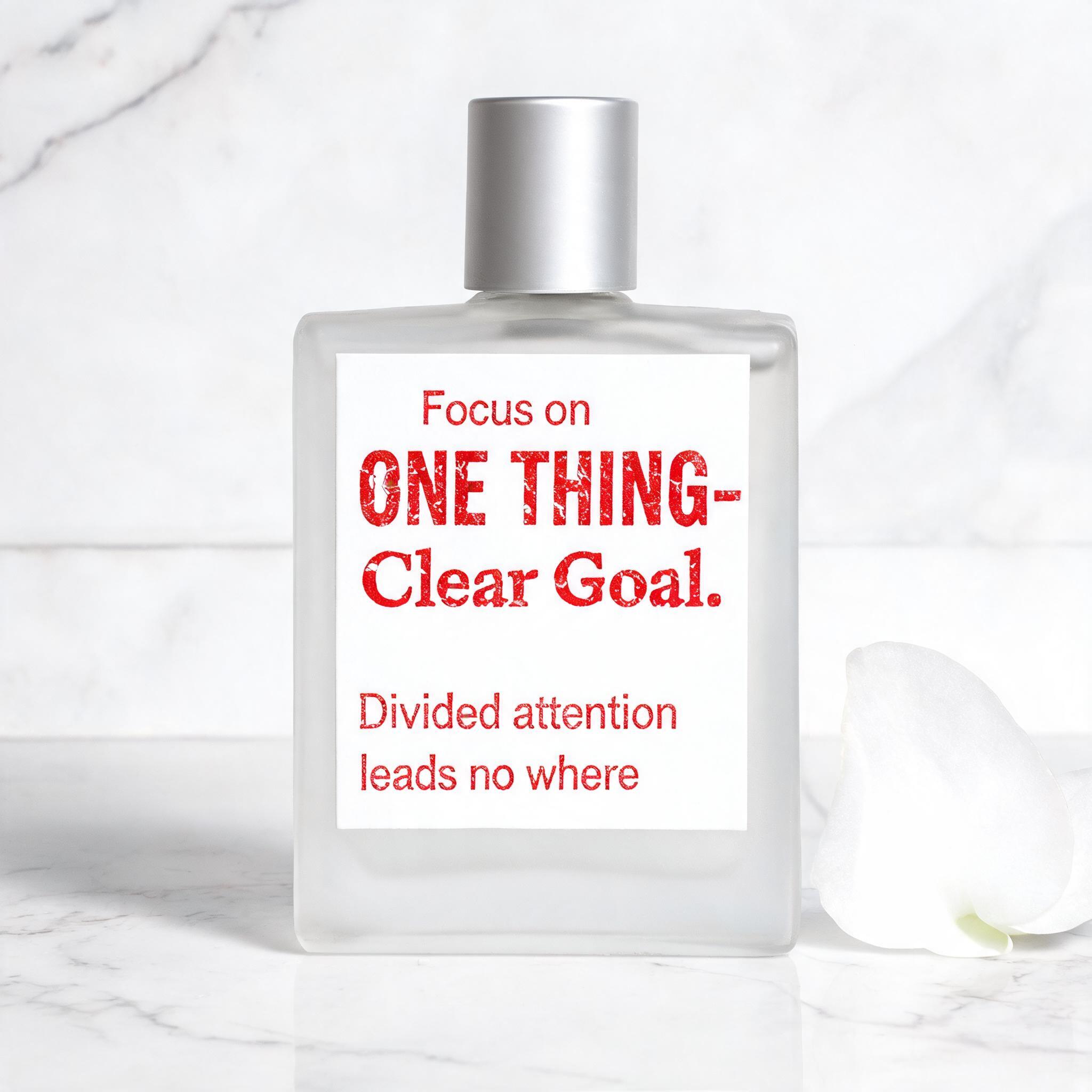 "Focus on ONE THING- Clear Goal. Divided attention leads no where" — Vintage | AI Text Effect Generator