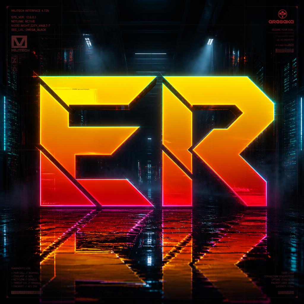 "ER" — Cyberpunk 2077 | AI Text Effect Generator