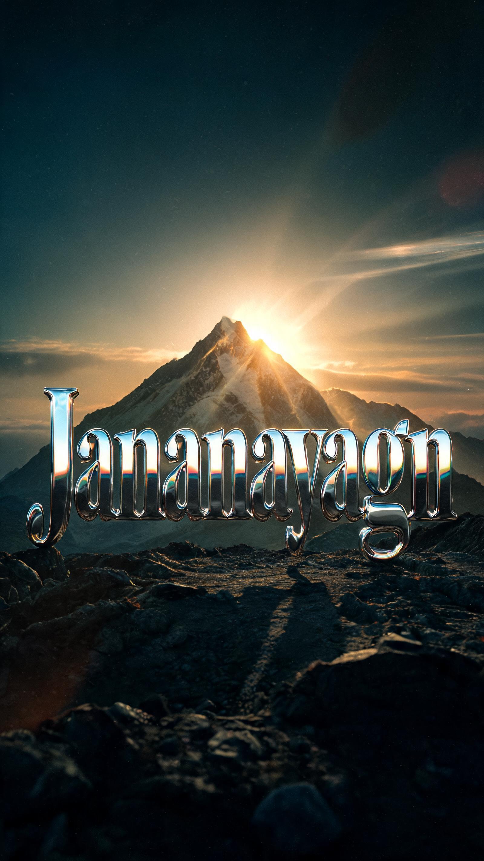 "Jananayagn" — Cinematic Netflix | AI Text Effect Generator
