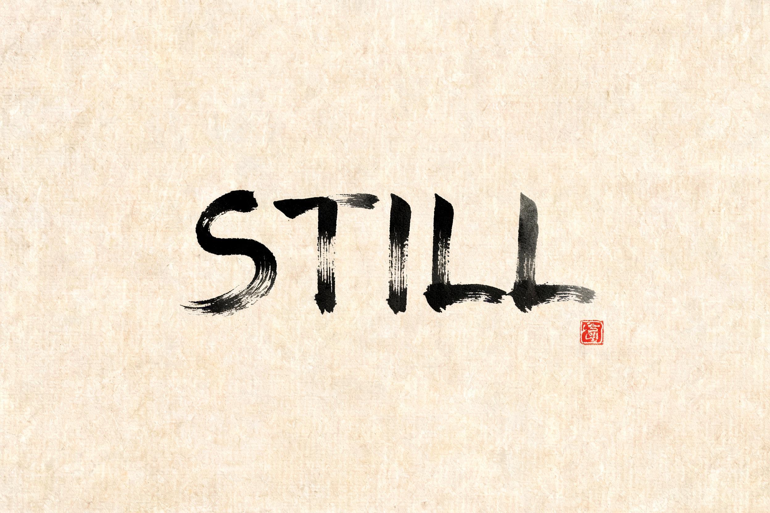 "STILL" — Brush Japanese Ink | AI Text Effect Generator