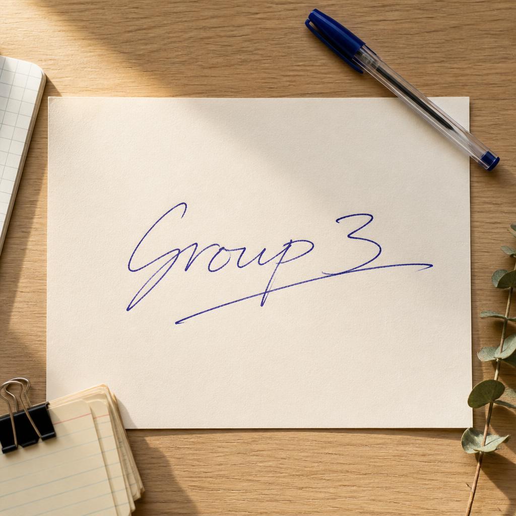 "Group 3" —  | AI Text Effect Generator