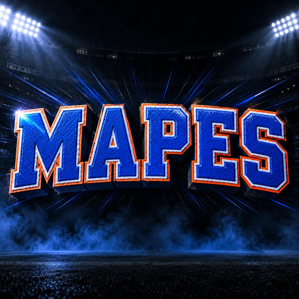 "MAPES" — Sports | AI Text Effect Generator