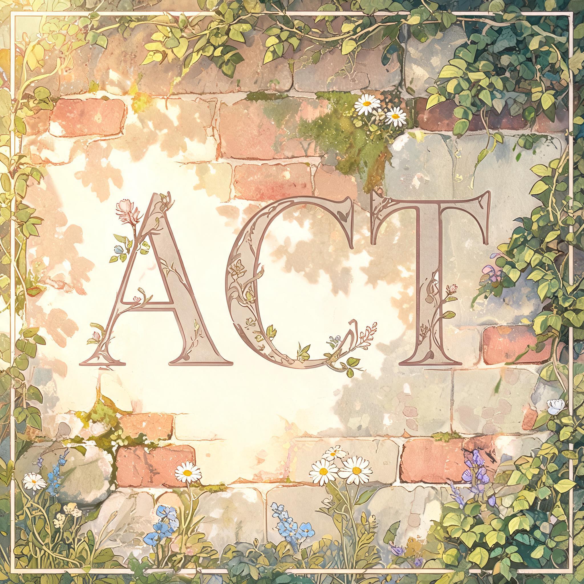 "ACT" —  | AI Text Effect Generator