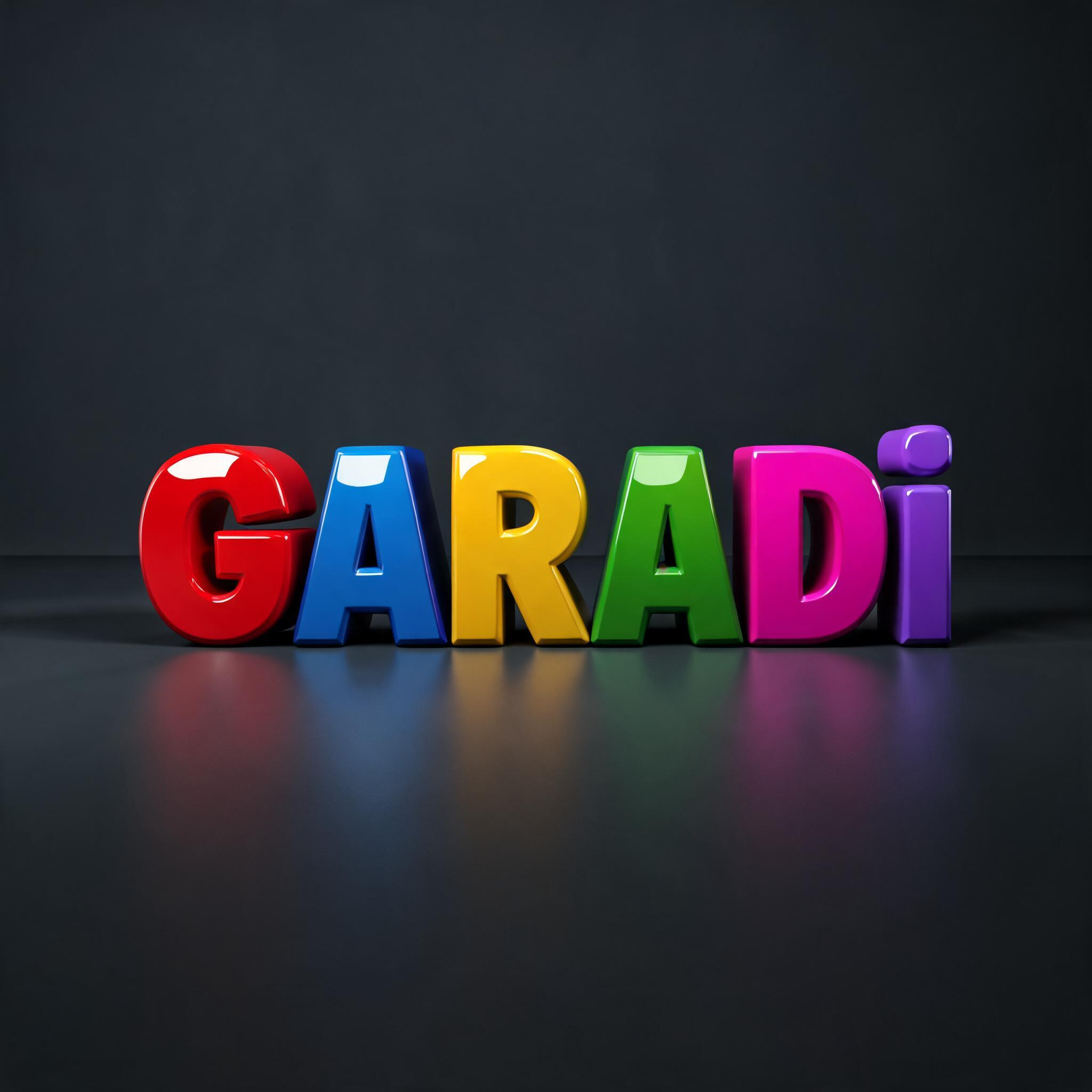 "GARADi" — 3d Bold | AI Text Effect Generator