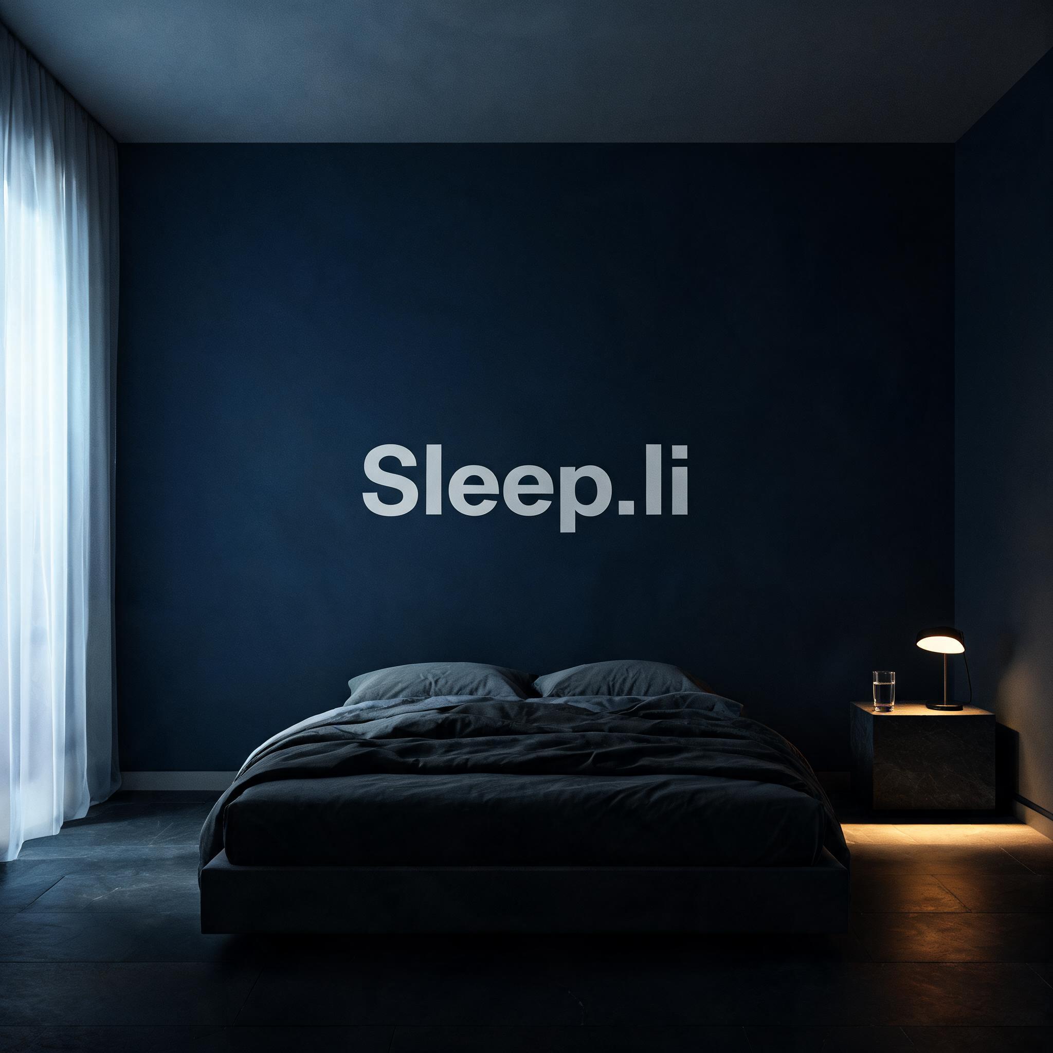 "Sleep.li" —  | AI Text Effect Generator