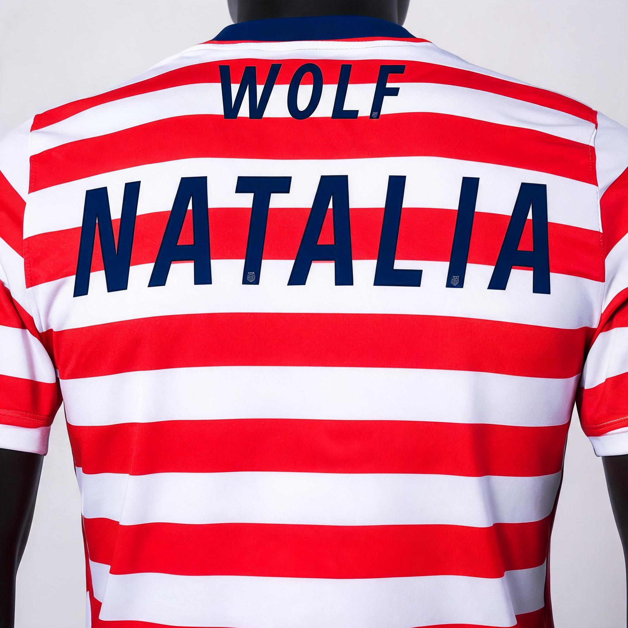 "Natalia Wolf" — Sports Football | AI Text Effect Generator