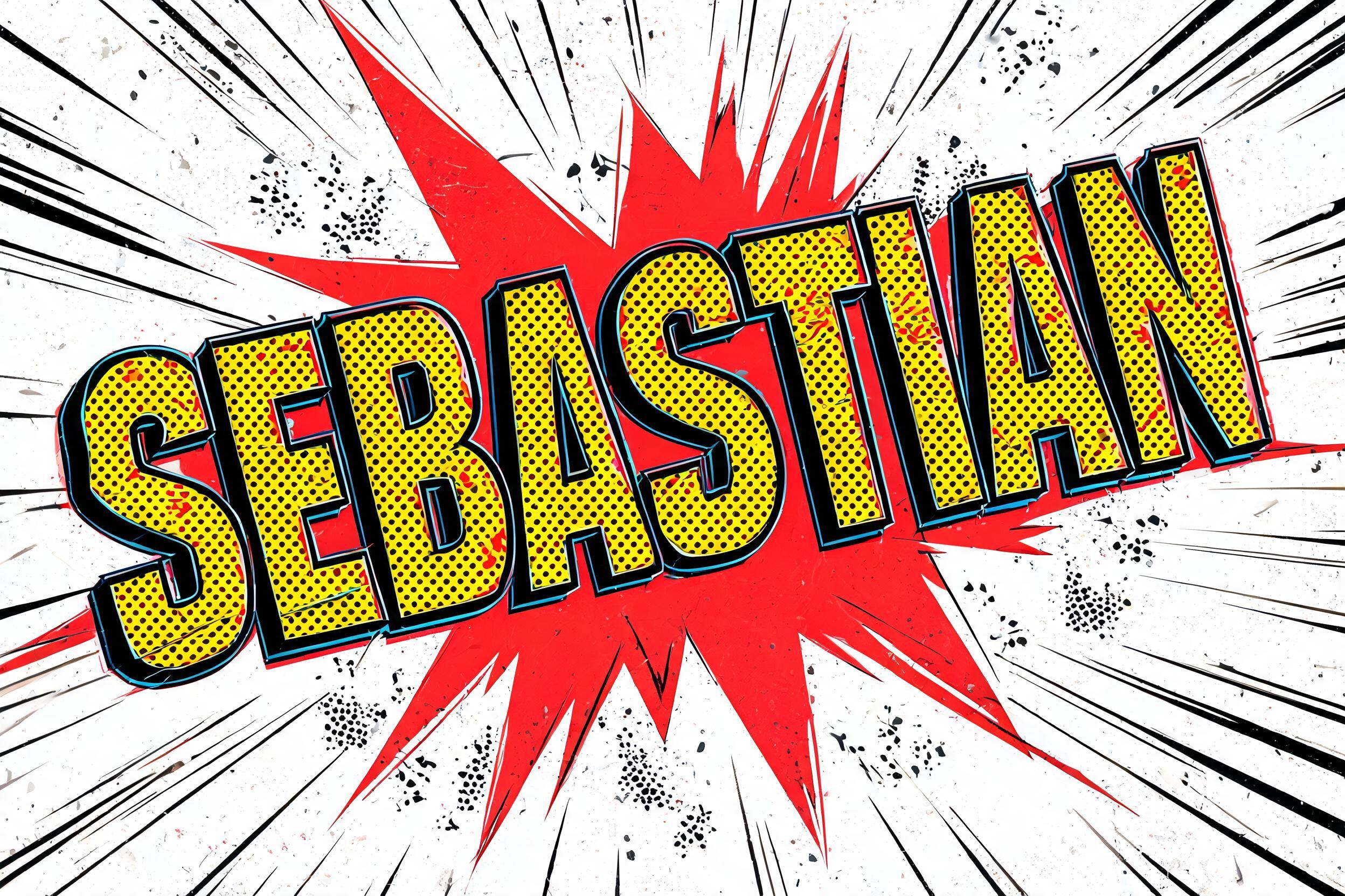 "Sebastian" — Comic Book | AI Text Effect Generator