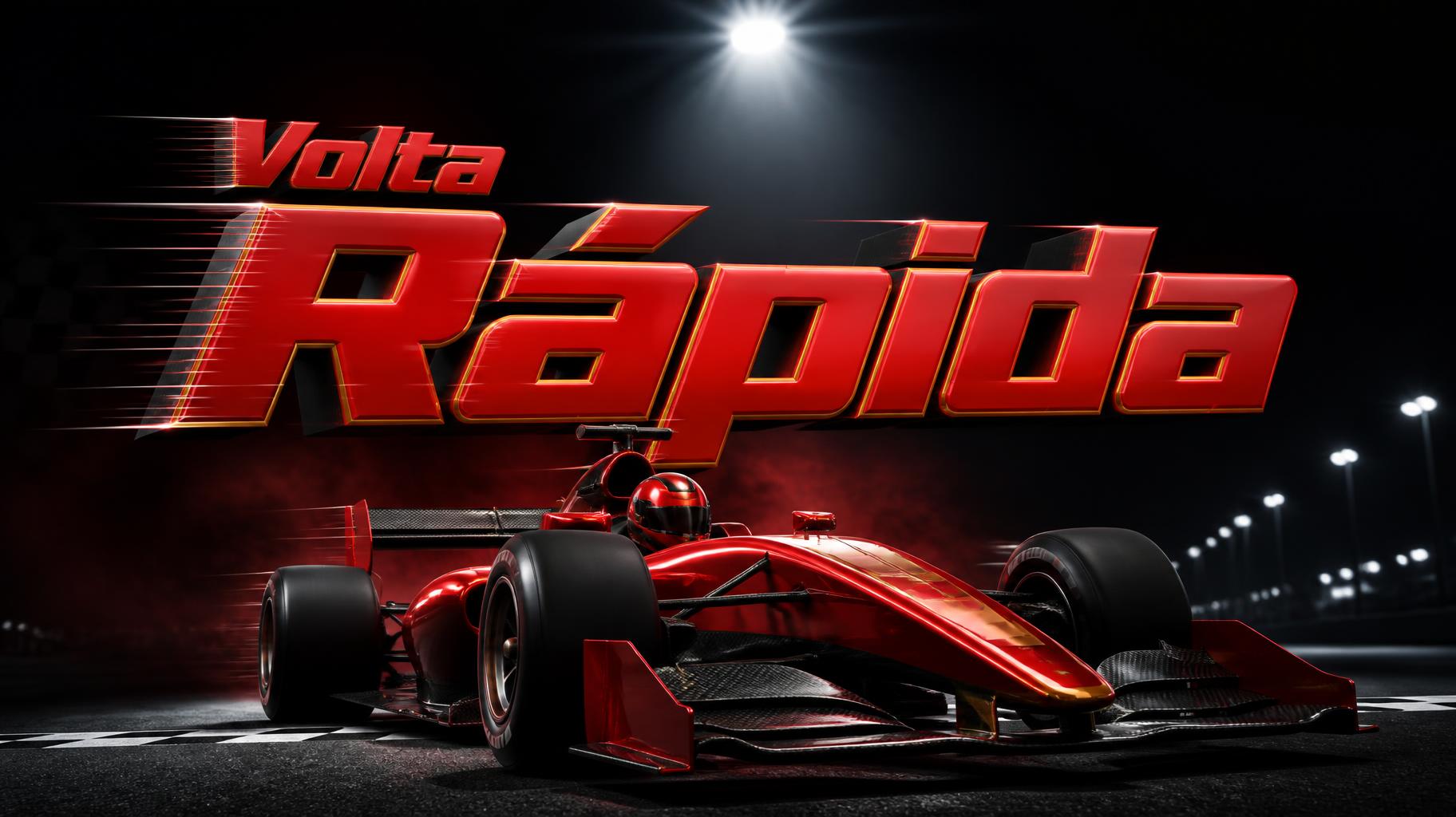"Volta
Rápida" — Racing | AI Text Effect Generator