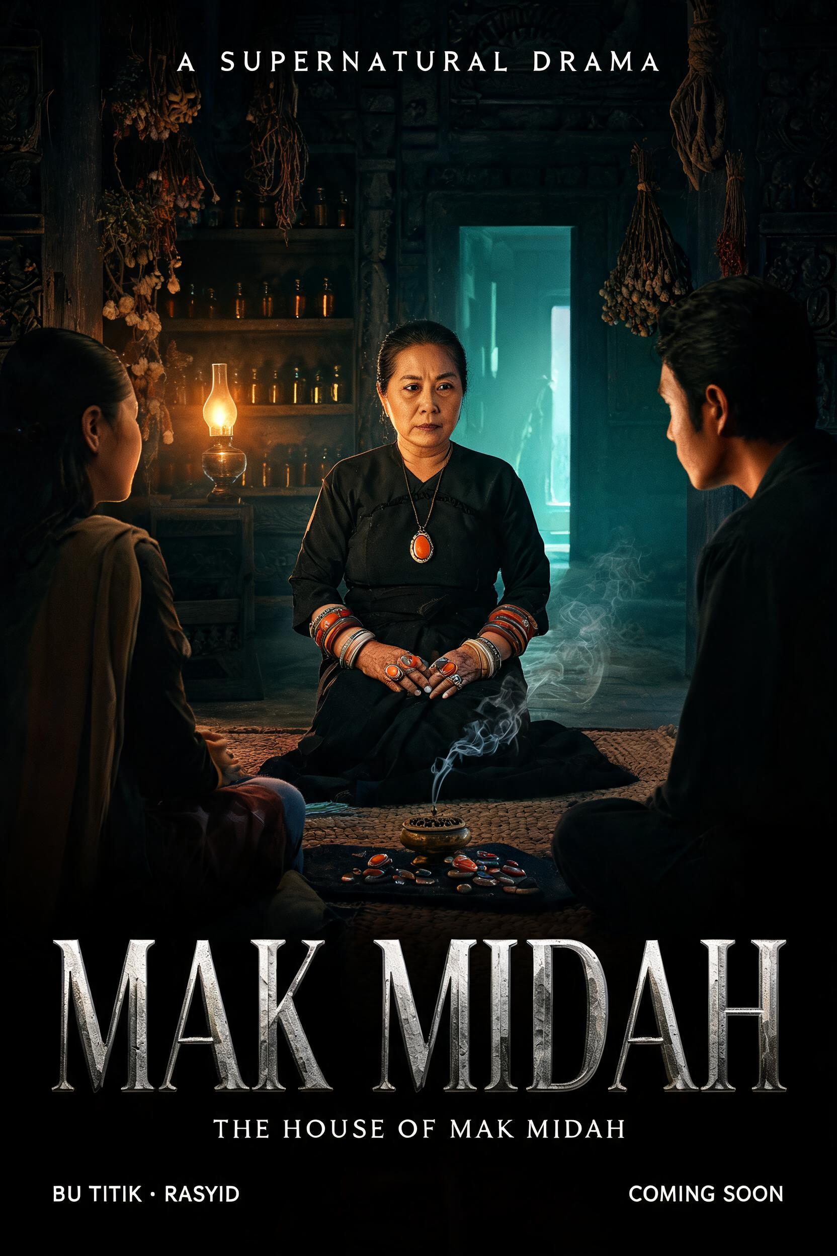 MAK MIDAH
THE HOUSE OF MAK MIDAH
A SUPERNATURAL DRAMA
BU TITIK • RASYID
COMING SOON