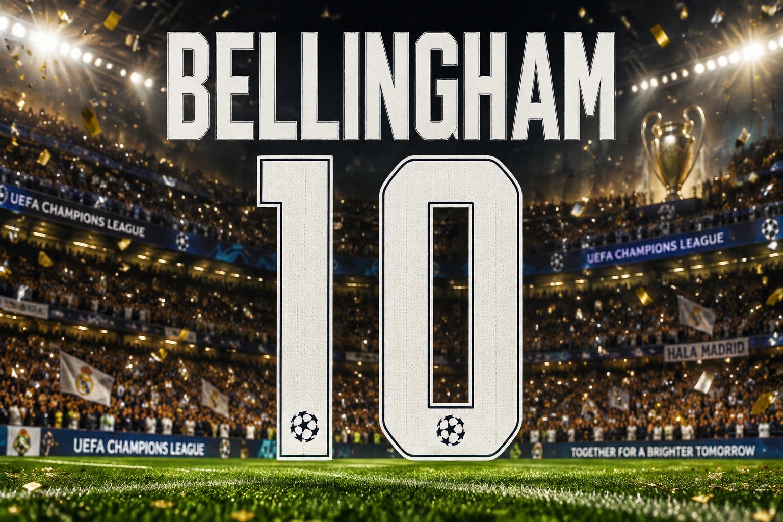 "BELLINGHAM 10" — Sports Football | AI Text Effect Generator