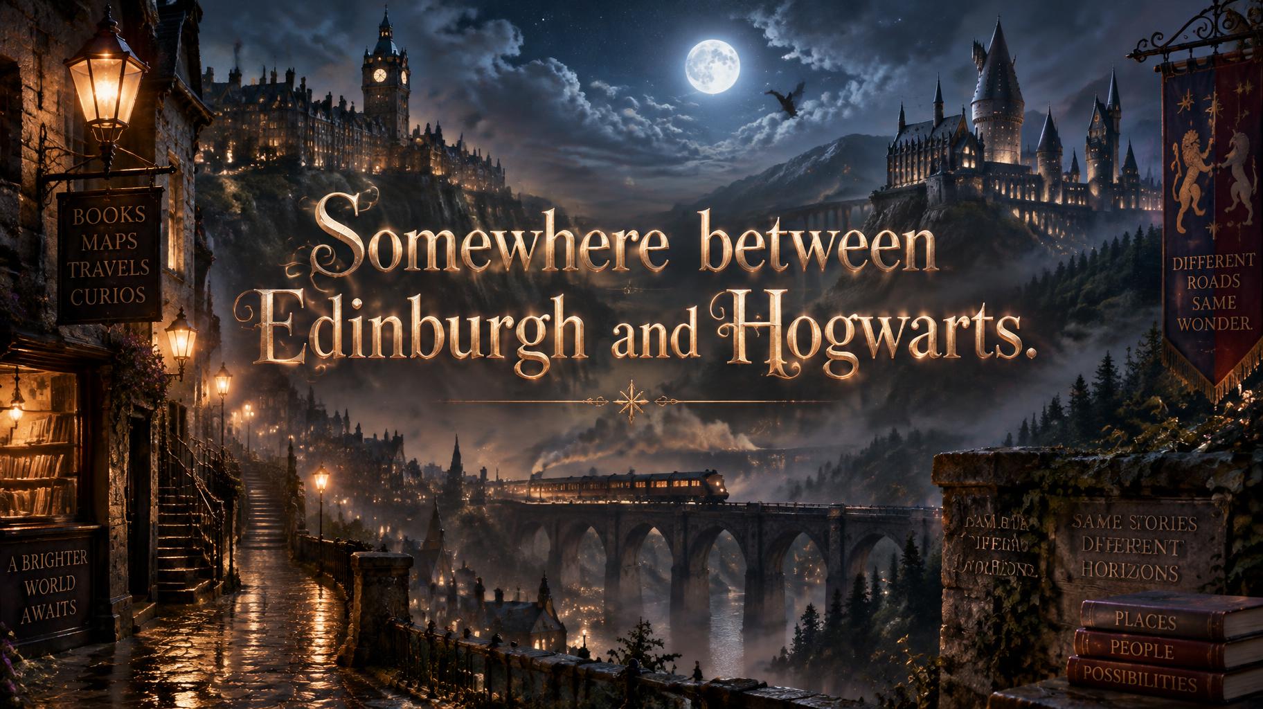 "Somewhere between Edinburgh and Hogwarts." — Fairy Tale | AI Text Effect Generator