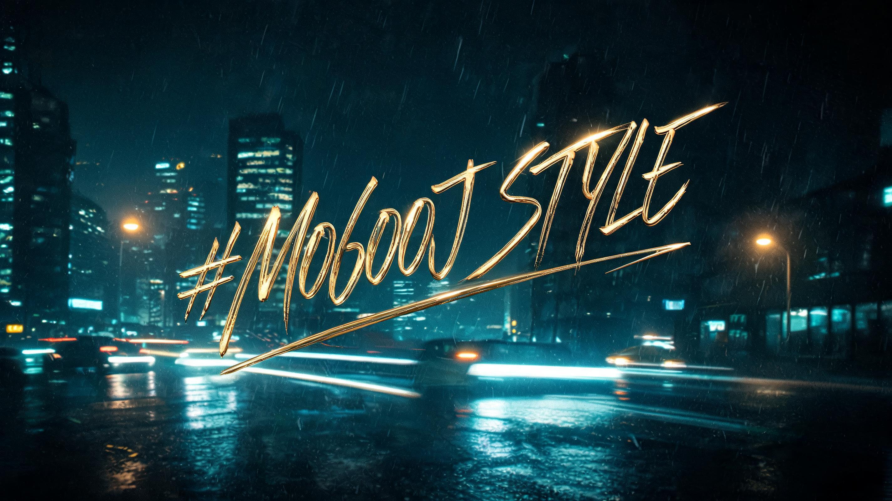 "#M0600J STYLE" — Cinematic | AI Text Effect Generator