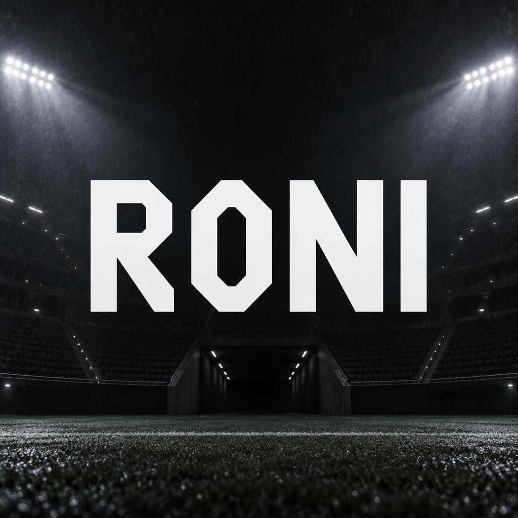 "RONI" —  | AI Text Effect Generator