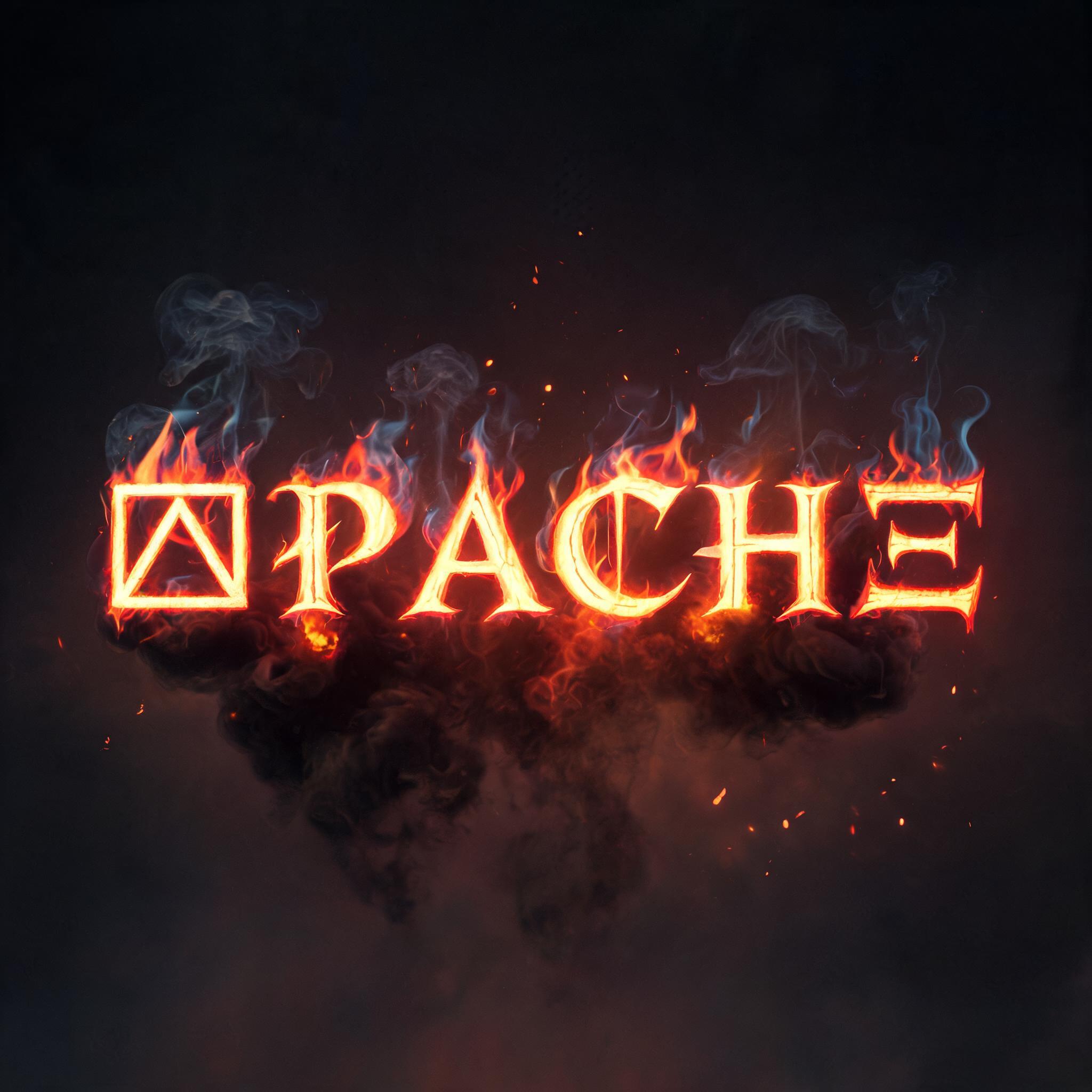 "🜲 𝕻ⱯᑕHΞ" — Fire Smoke | AI Text Effect Generator