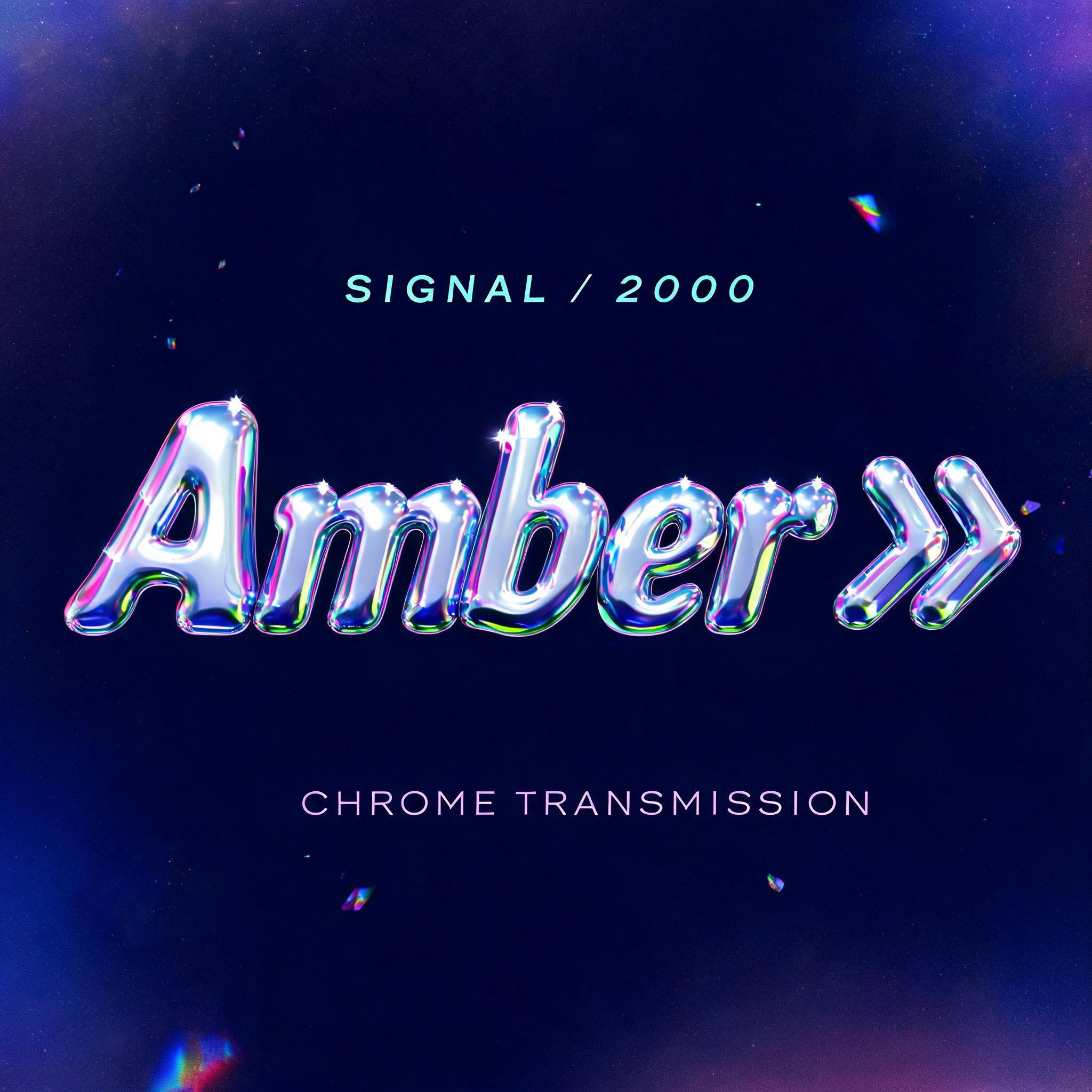 "Amber >>
SIGNAL / 2000
CHROME TRANSMISSION" — Y2k | AI Text Effect Generator