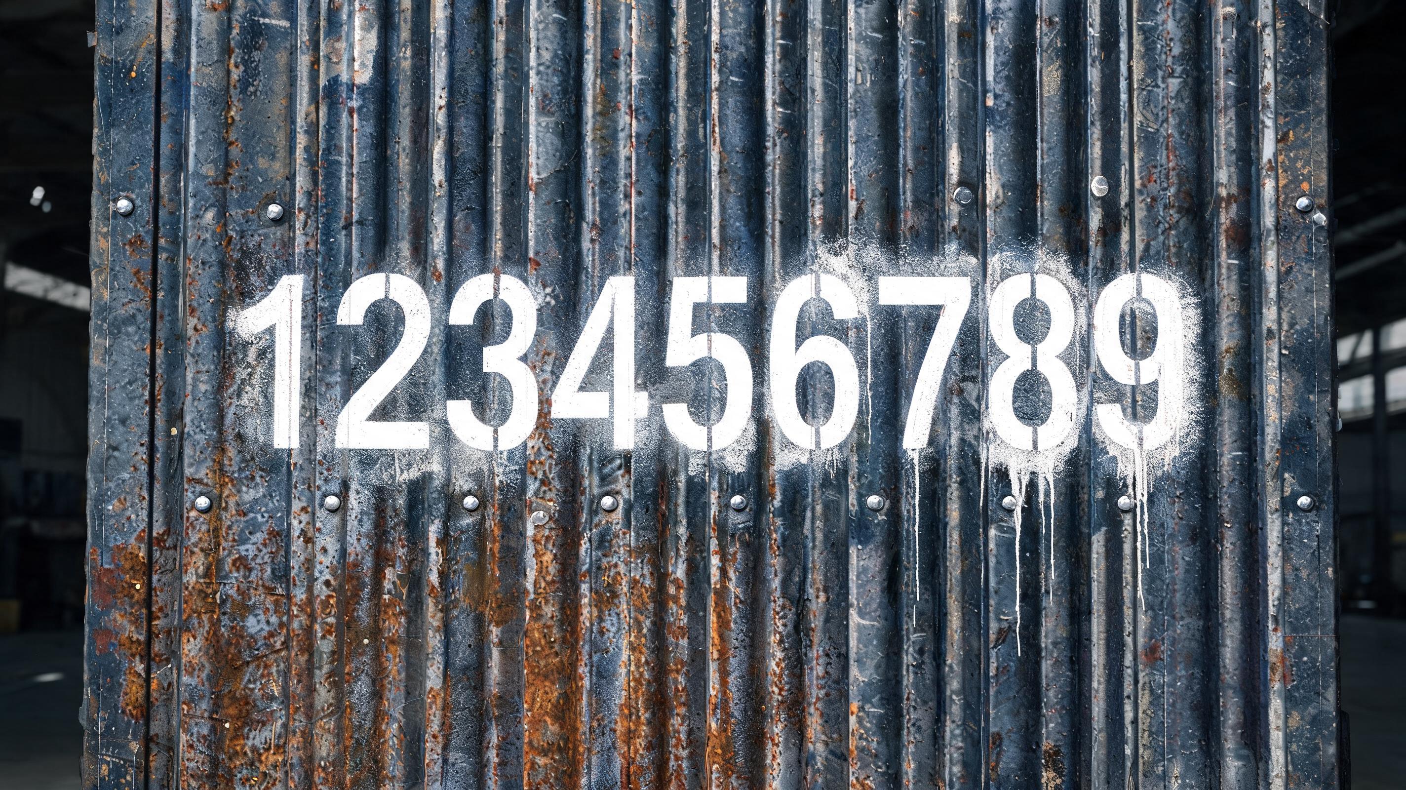 "123456789" — Stencil | AI Text Effect Generator