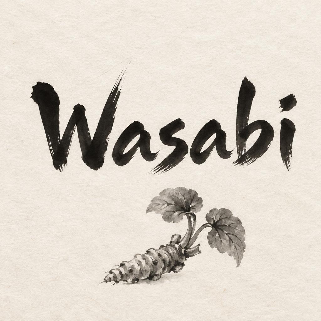 "Wasabi" — Brush Japanese Ink | AI Text Effect Generator