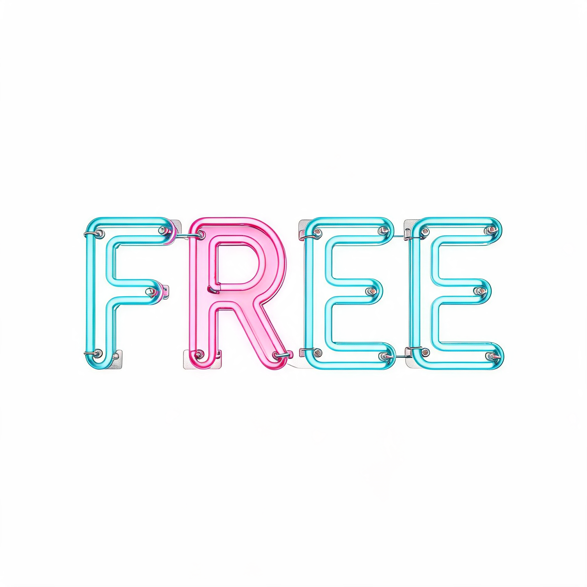 "FREE" — Neon Glow | AI Text Effect Generator