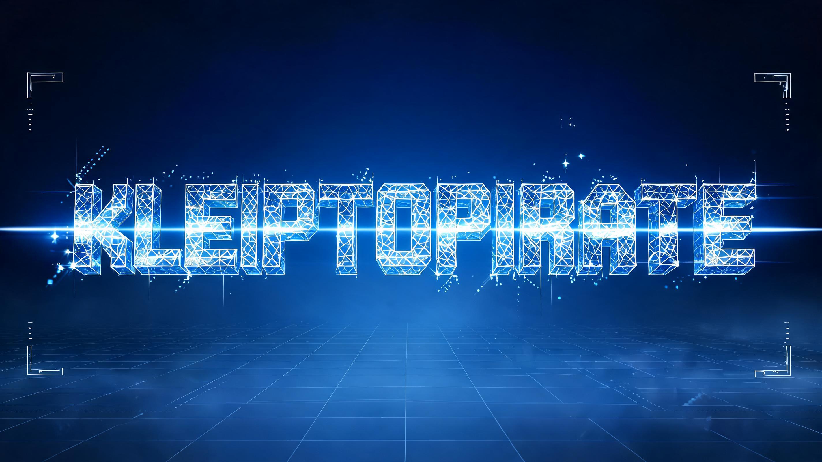 "Kleptopirate" — Futuristic text effect